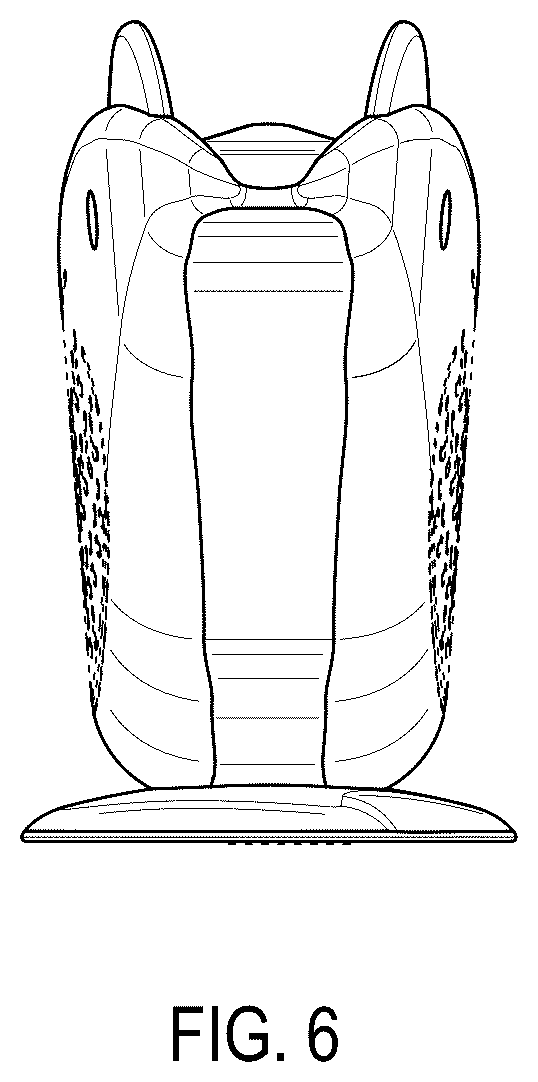 Patent USD1124795 Figure 6 – Fruit juice extractor