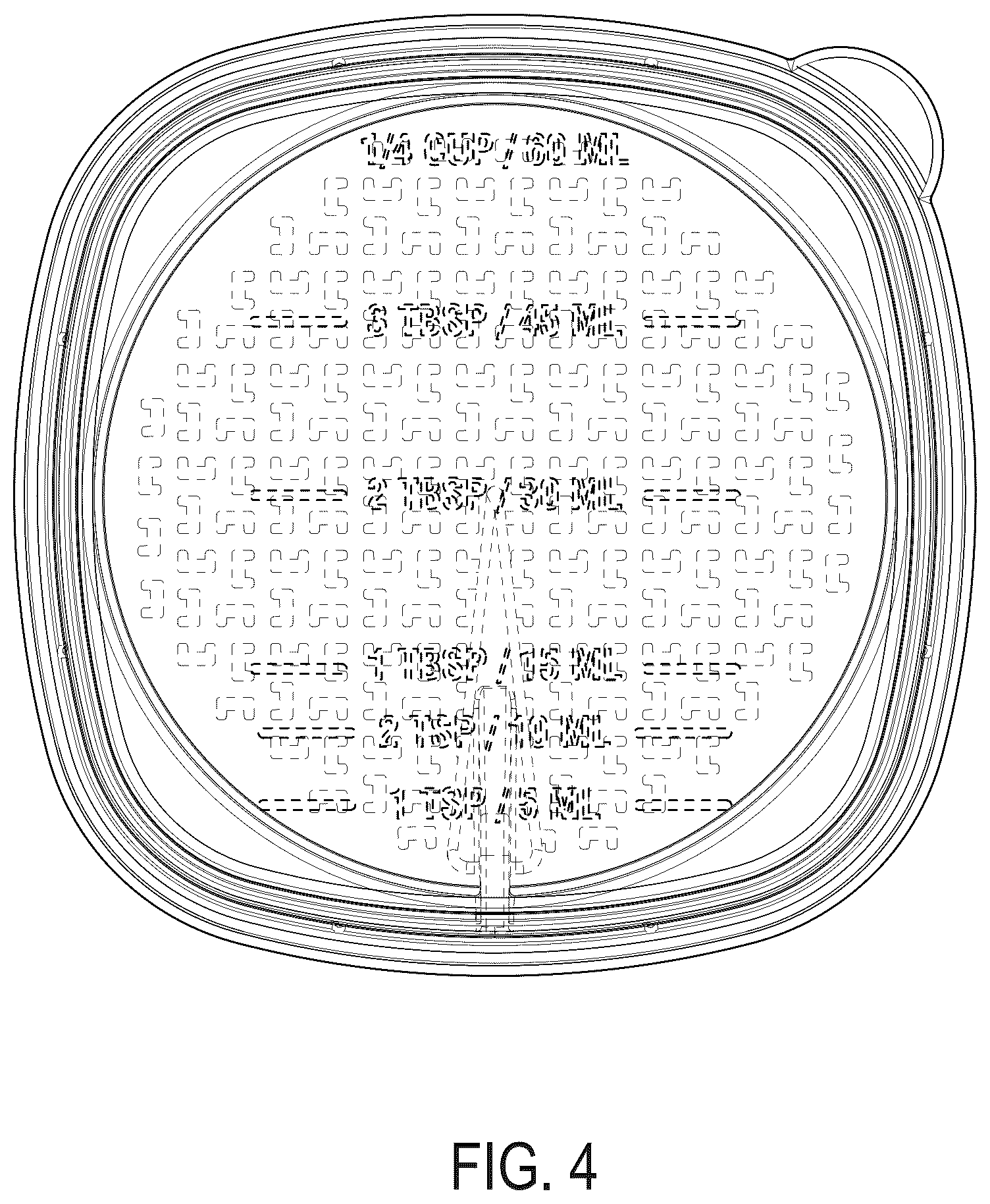Patent USD1124796 Figure 4 – Food grater