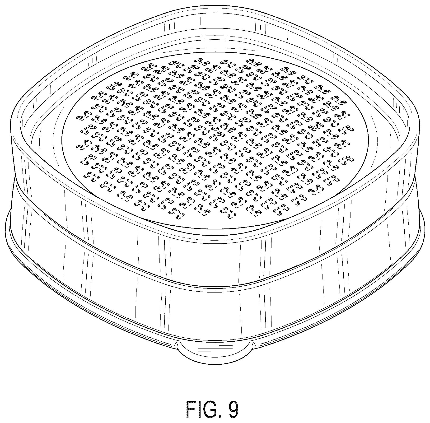 Patent USD1124796 Figure 7 – Food grater