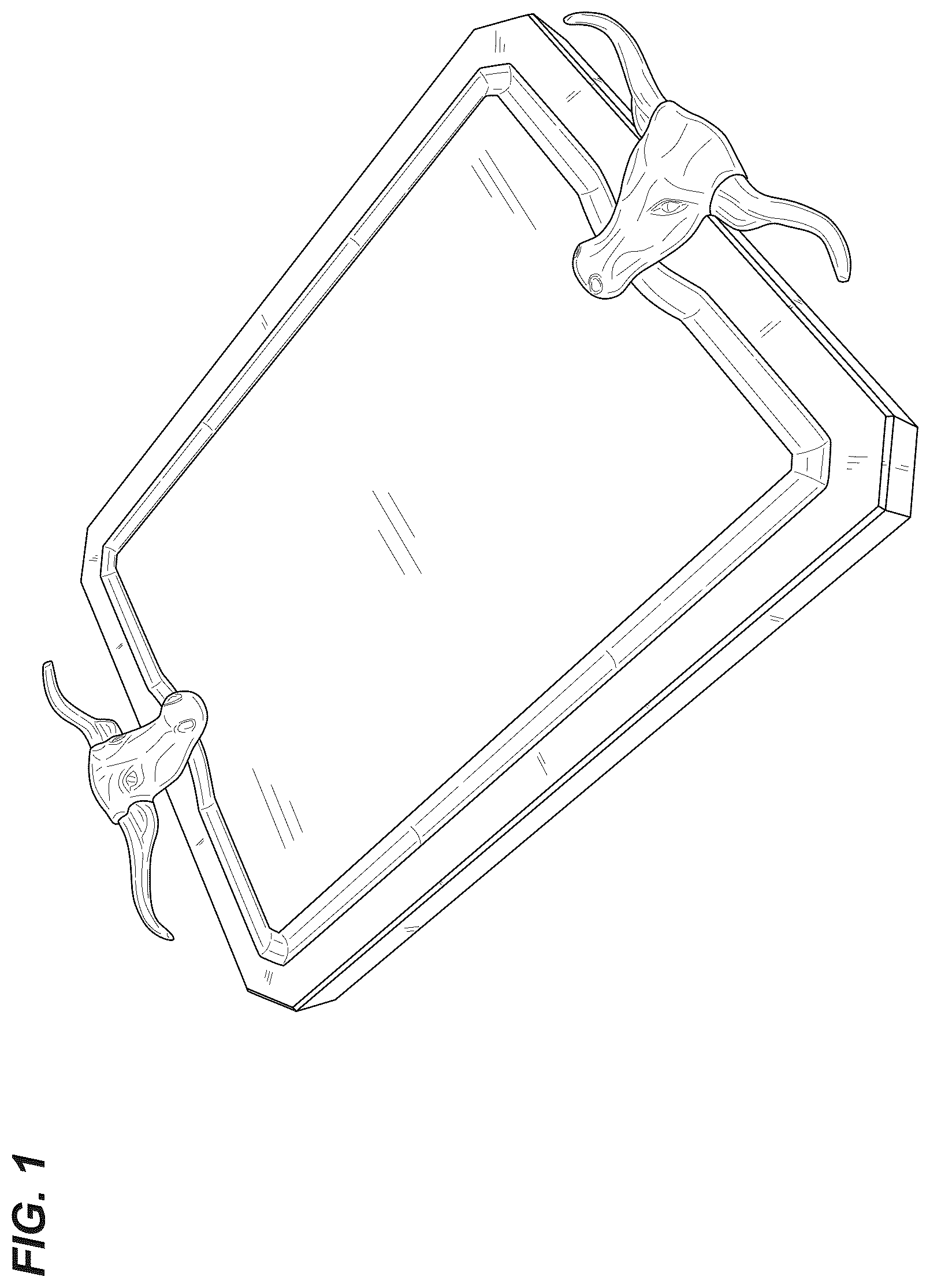 Patent USD1124798 Figure 1 – Cutting board
