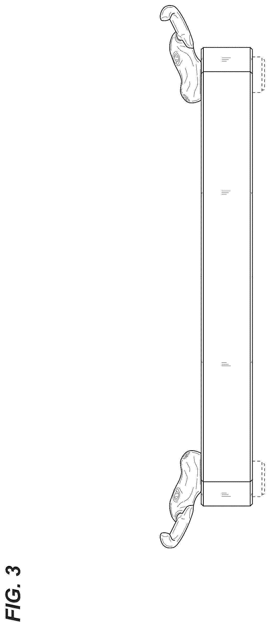 Patent USD1124798 Figure 3 – Cutting board