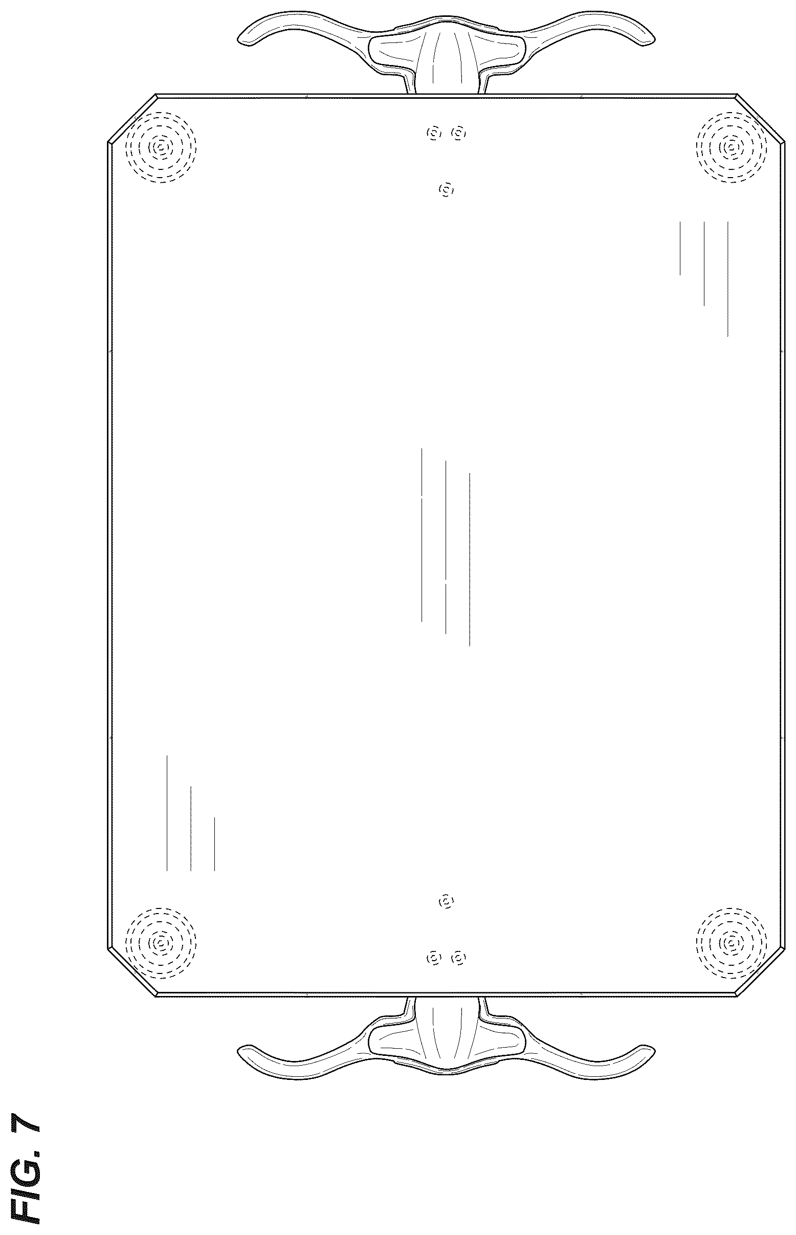 Patent USD1124798 Figure 7 – Cutting board