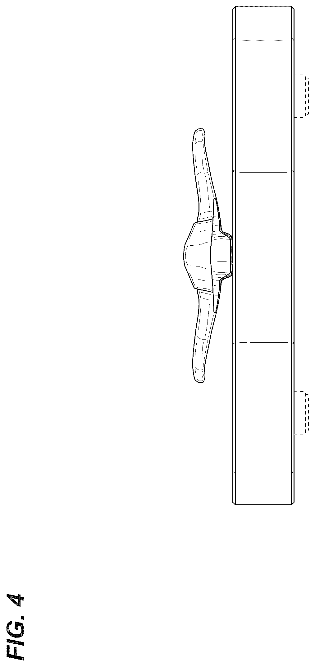Patent USD1124799 Figure 4 – Cutting board