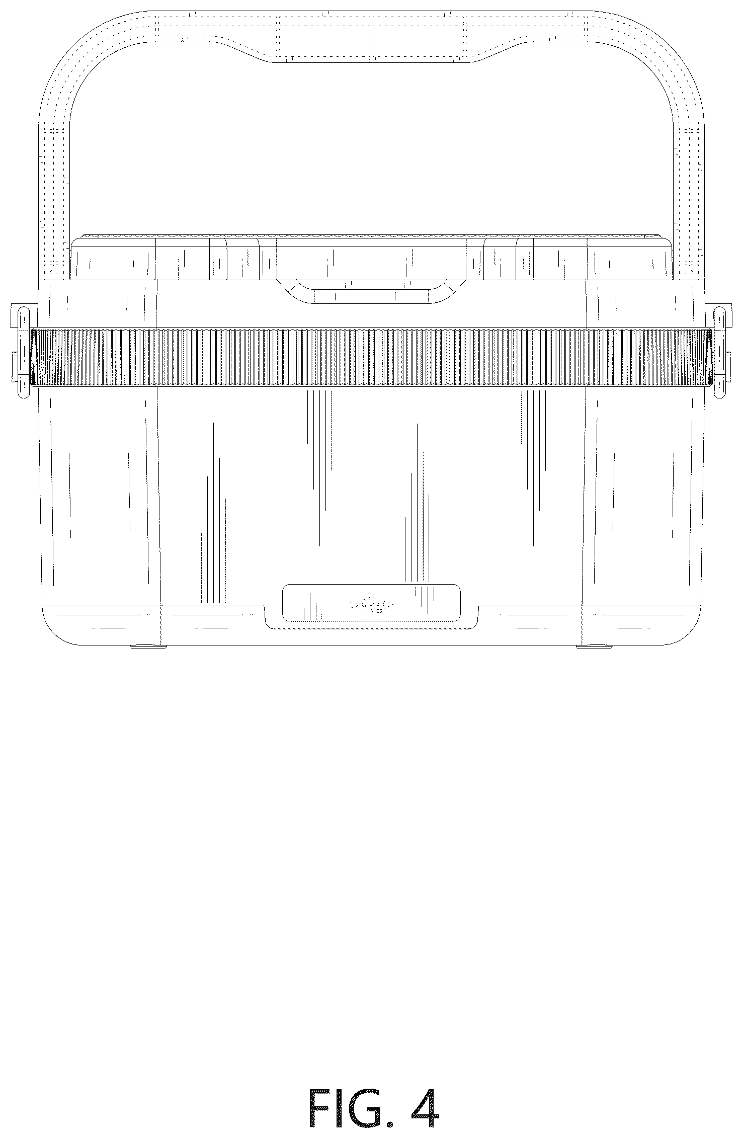 Patent USD1124802 Figure 4 – Wireless charging and heating lunchbox