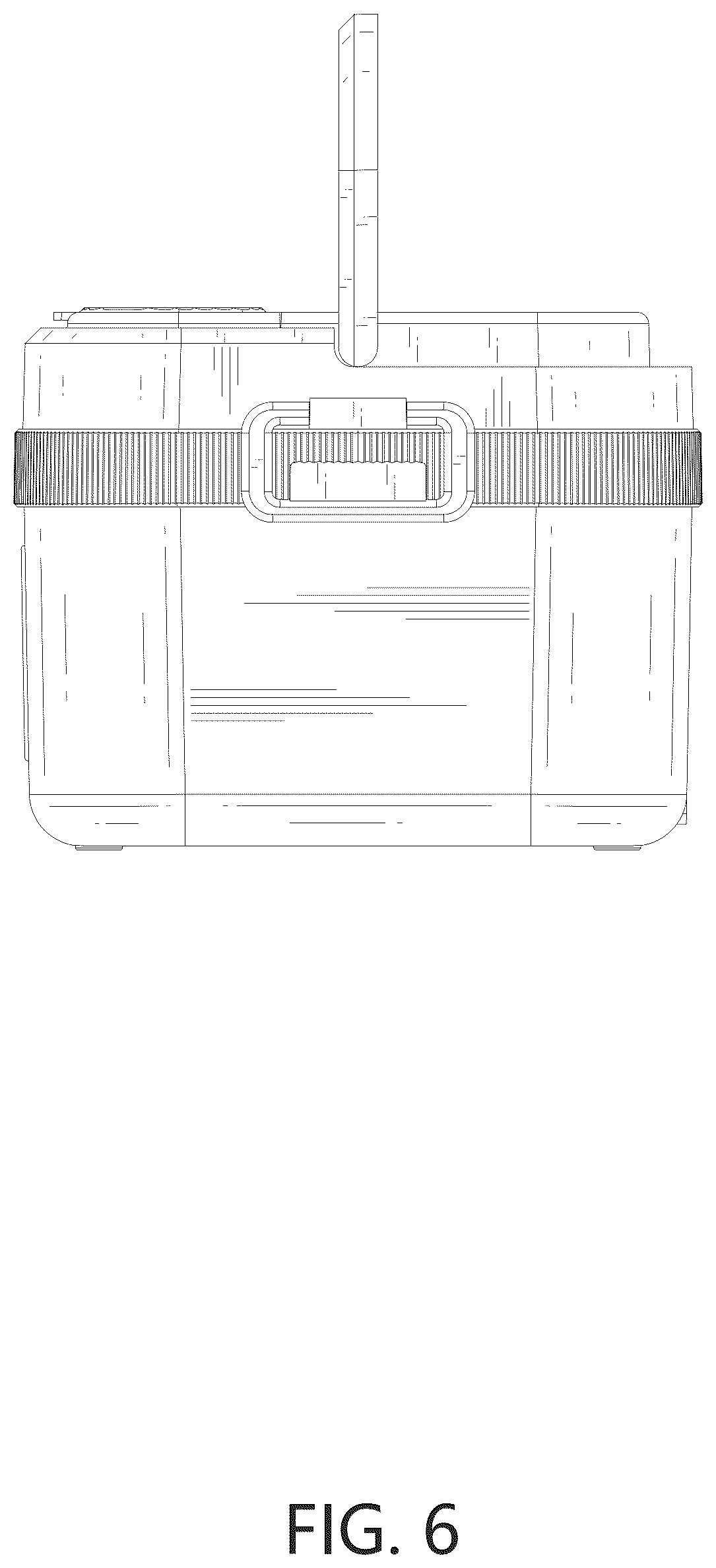 Patent USD1124802 Figure 6 – Wireless charging and heating lunchbox