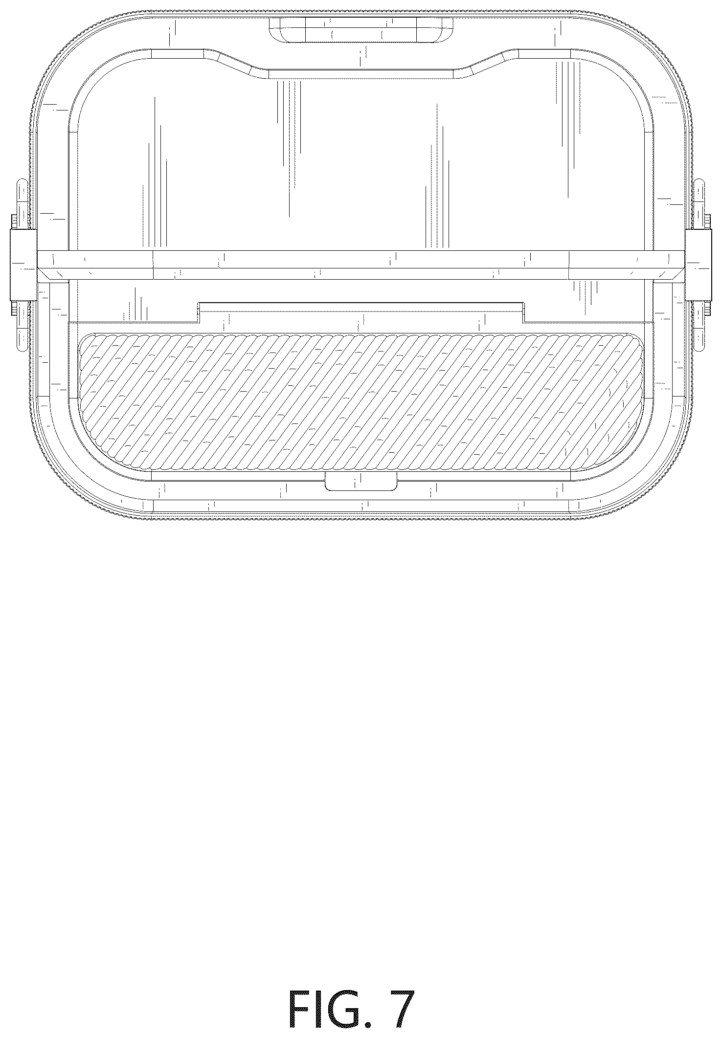 Patent USD1124802 Figure 7 – Wireless charging and heating lunchbox