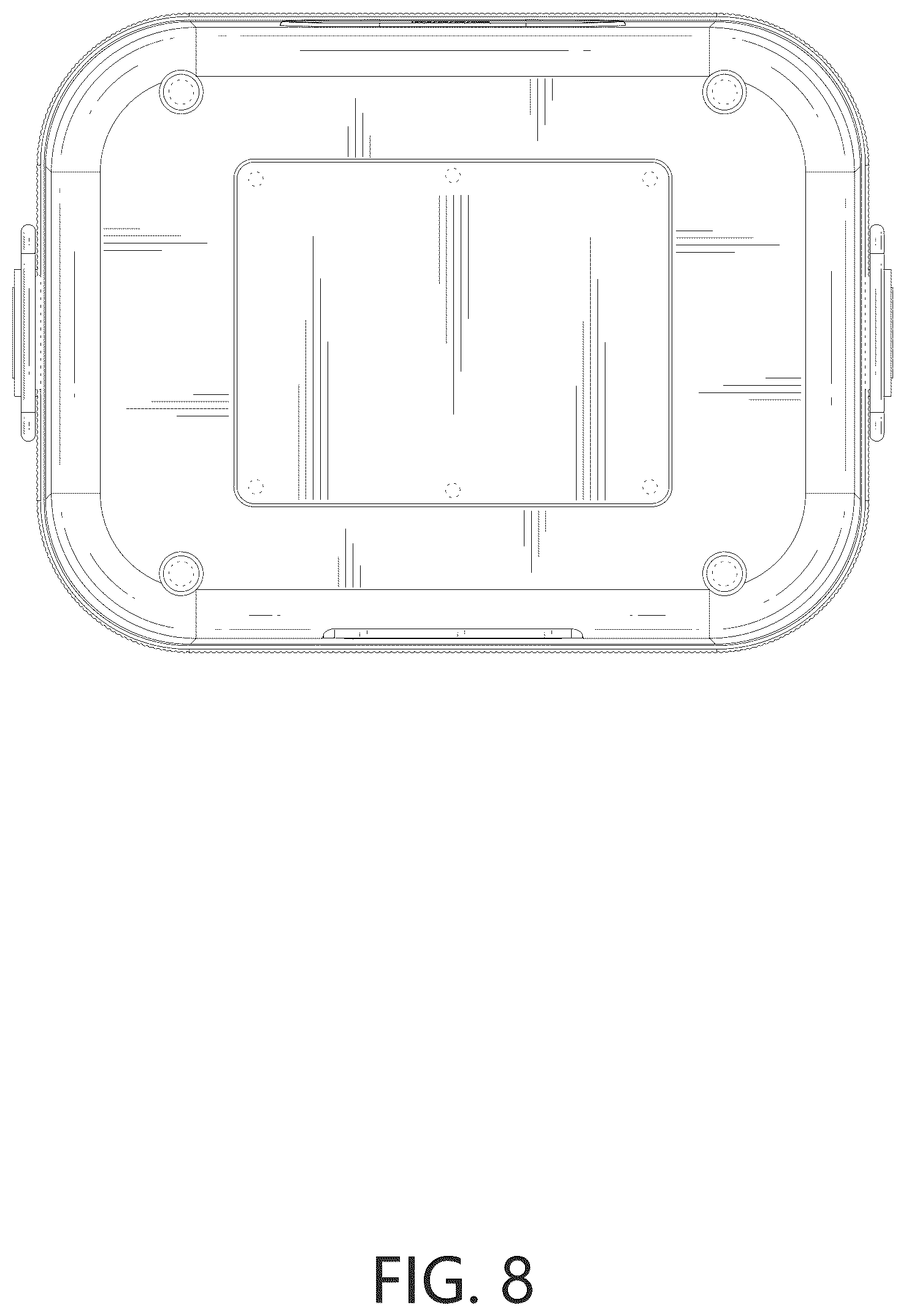 Patent USD1124802 Figure 8 – Wireless charging and heating lunchbox