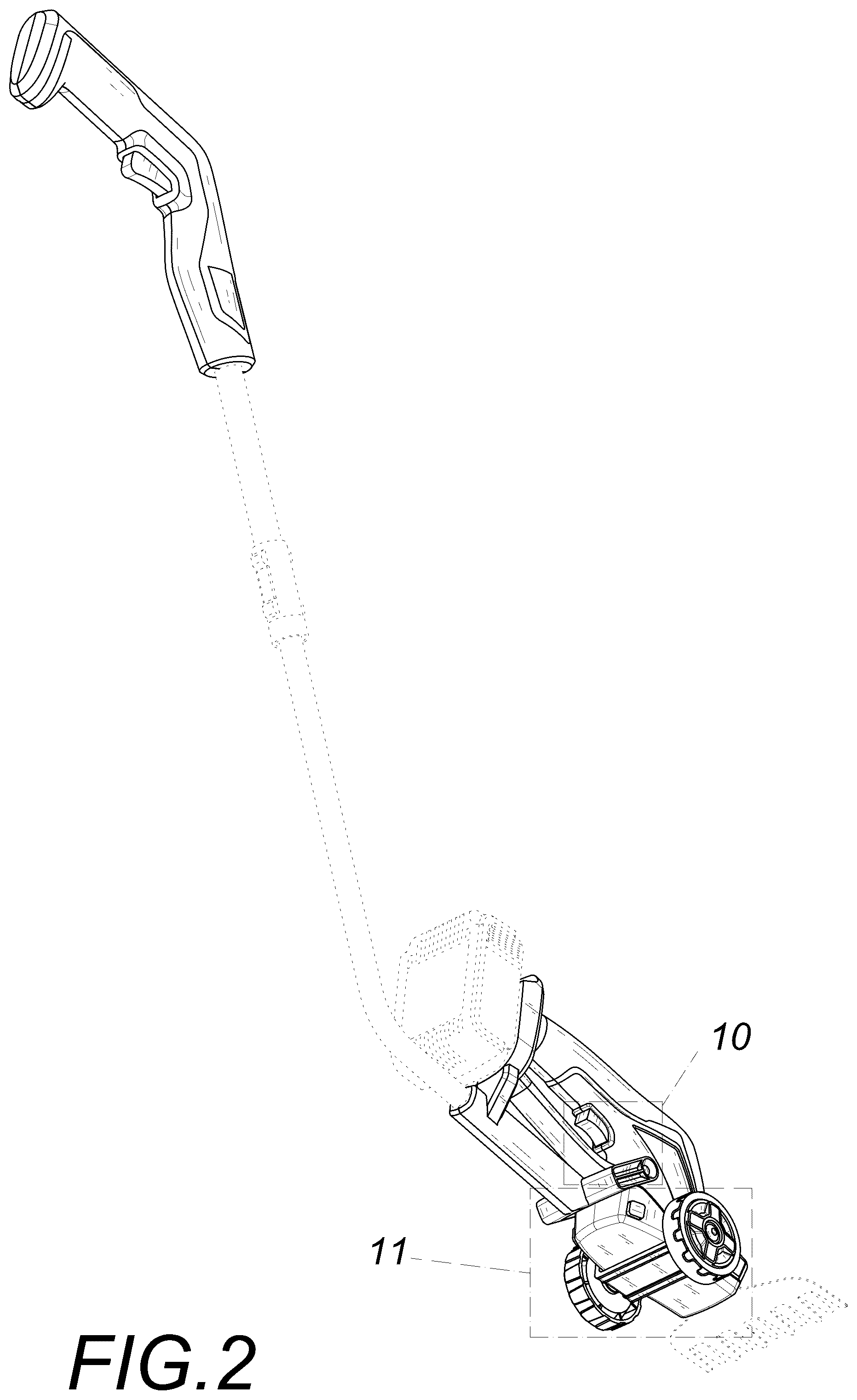 Patent USD1124804 Figure 2 – Hedge machine