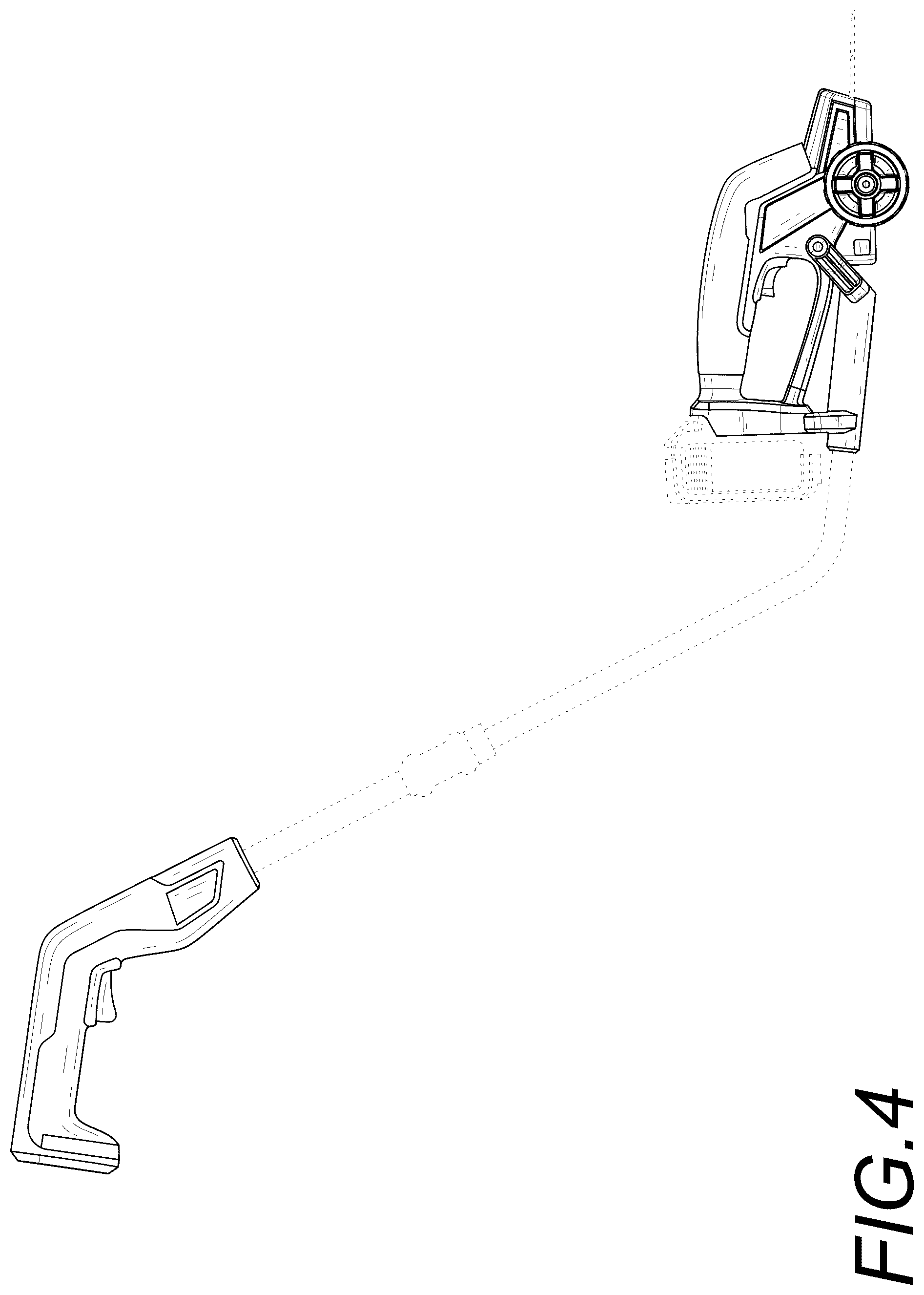 Patent USD1124804 Figure 4 – Hedge machine