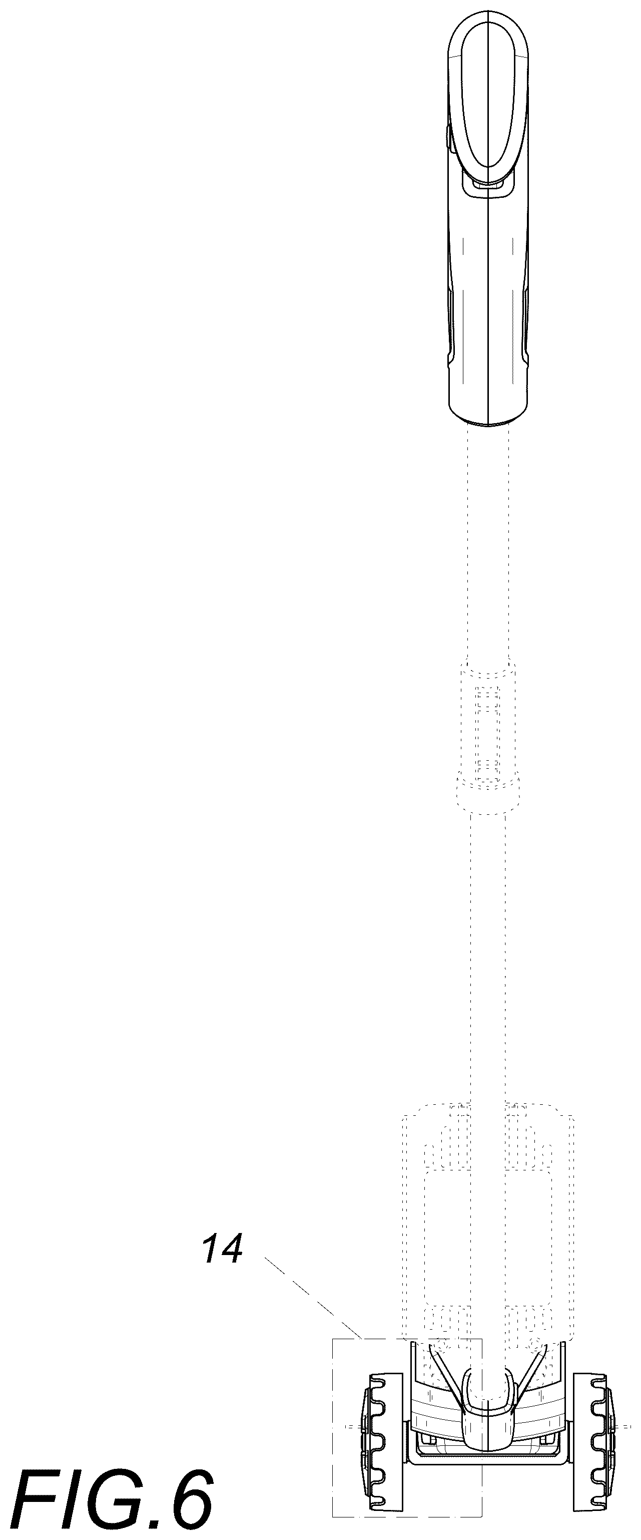 Patent USD1124804 Figure 6 – Hedge machine