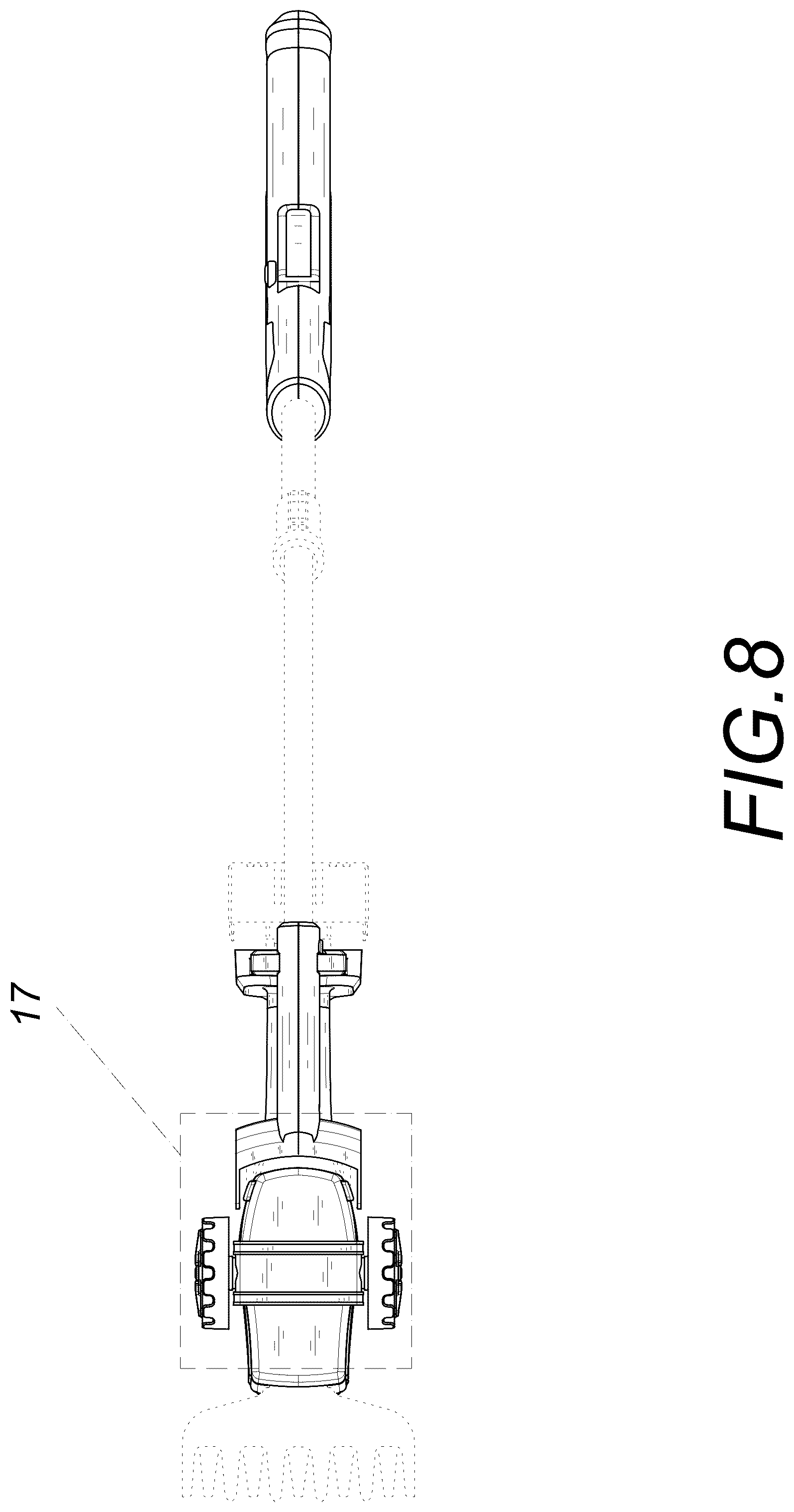 Patent USD1124804 Figure 8 – Hedge machine