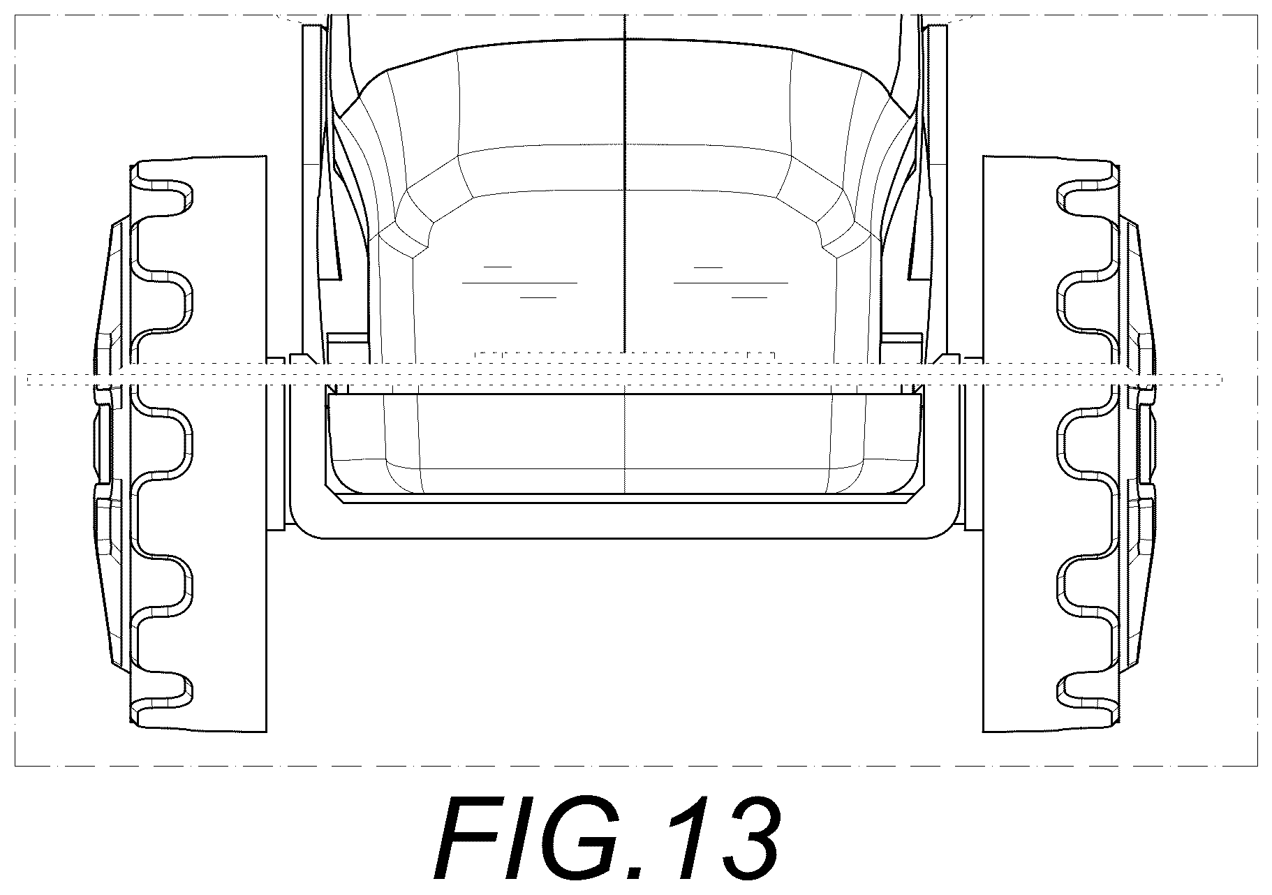 Patent USD1124804 Figure 12 – Hedge machine