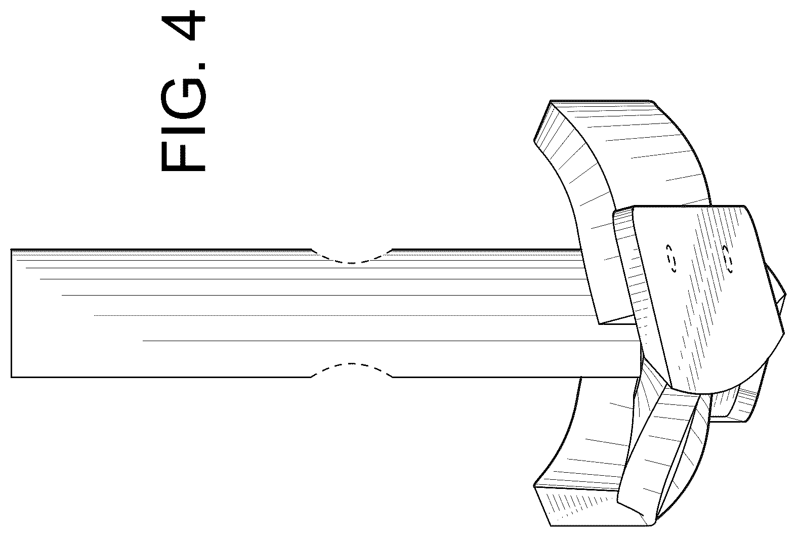 Patent USD1124809 Figure 4 – Auger component