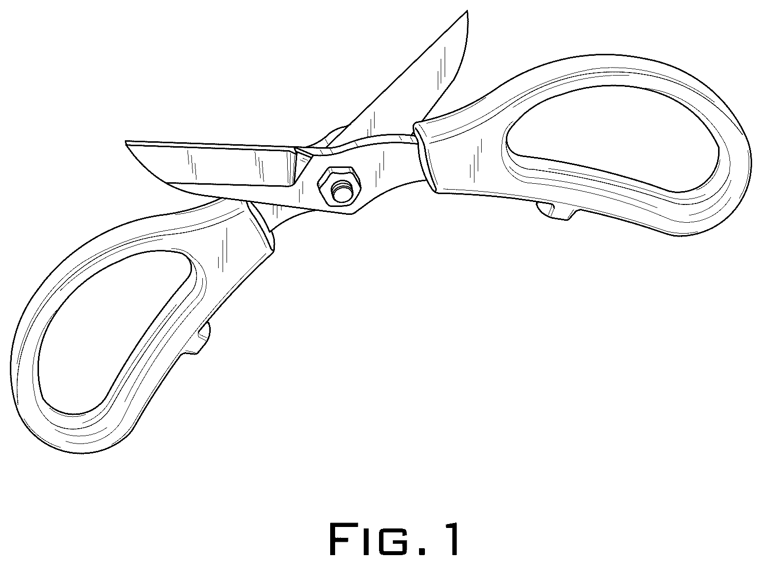 Patent USD1124814 Figure 1 – Scissors