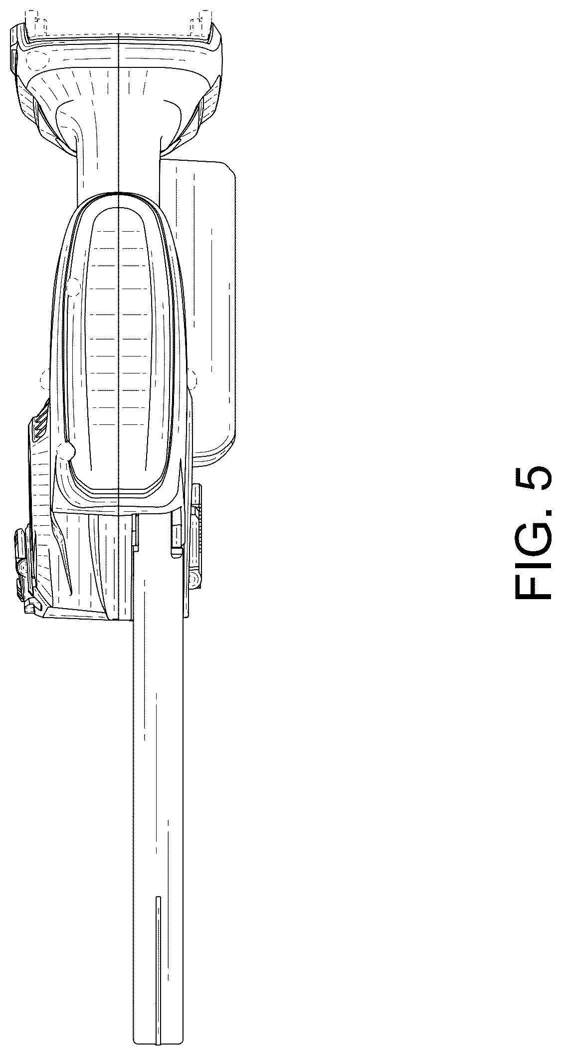 Patent USD1124816 Figure 5 – Portable electric chainsaw body