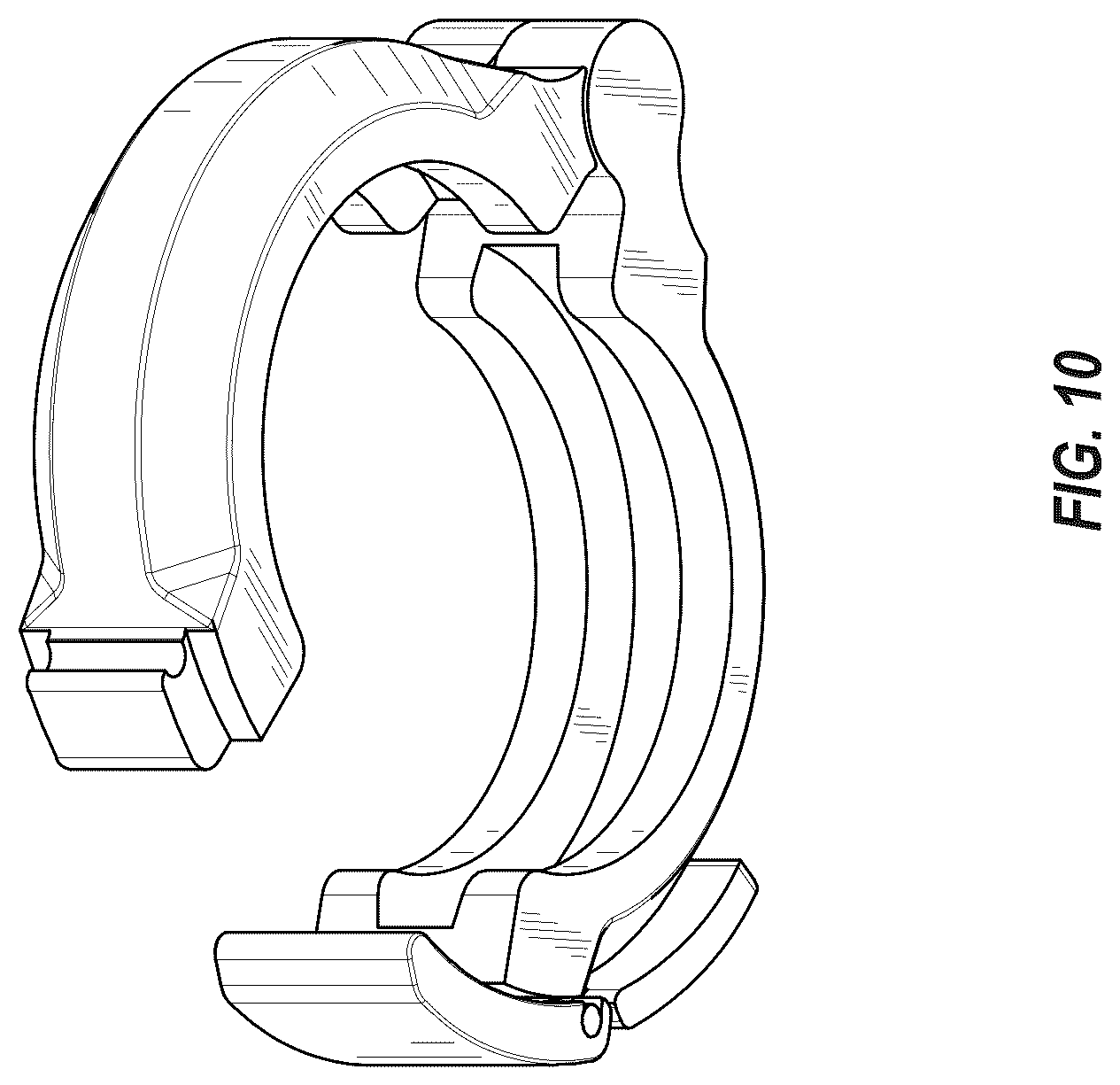 Patent USD1124819 Figure 10 – Tri clover clamp