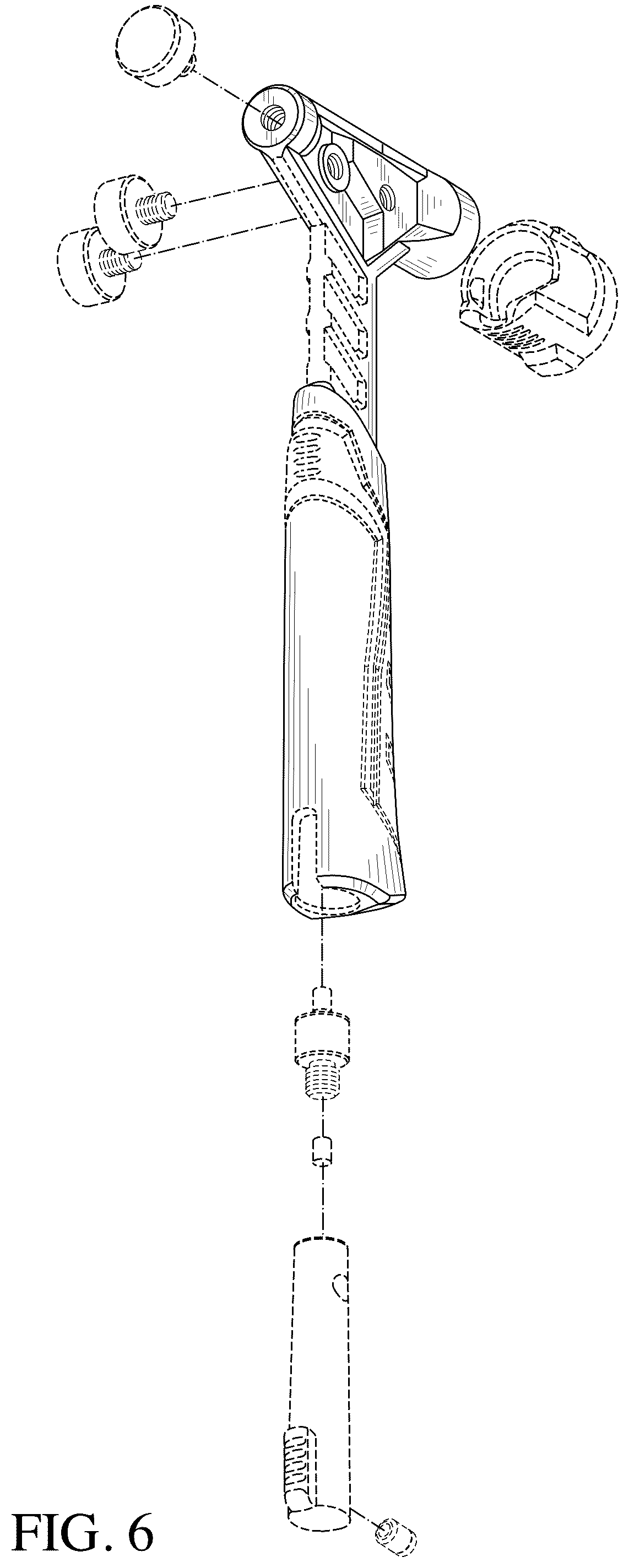 Patent USD1124820 Figure 6 – Hammer