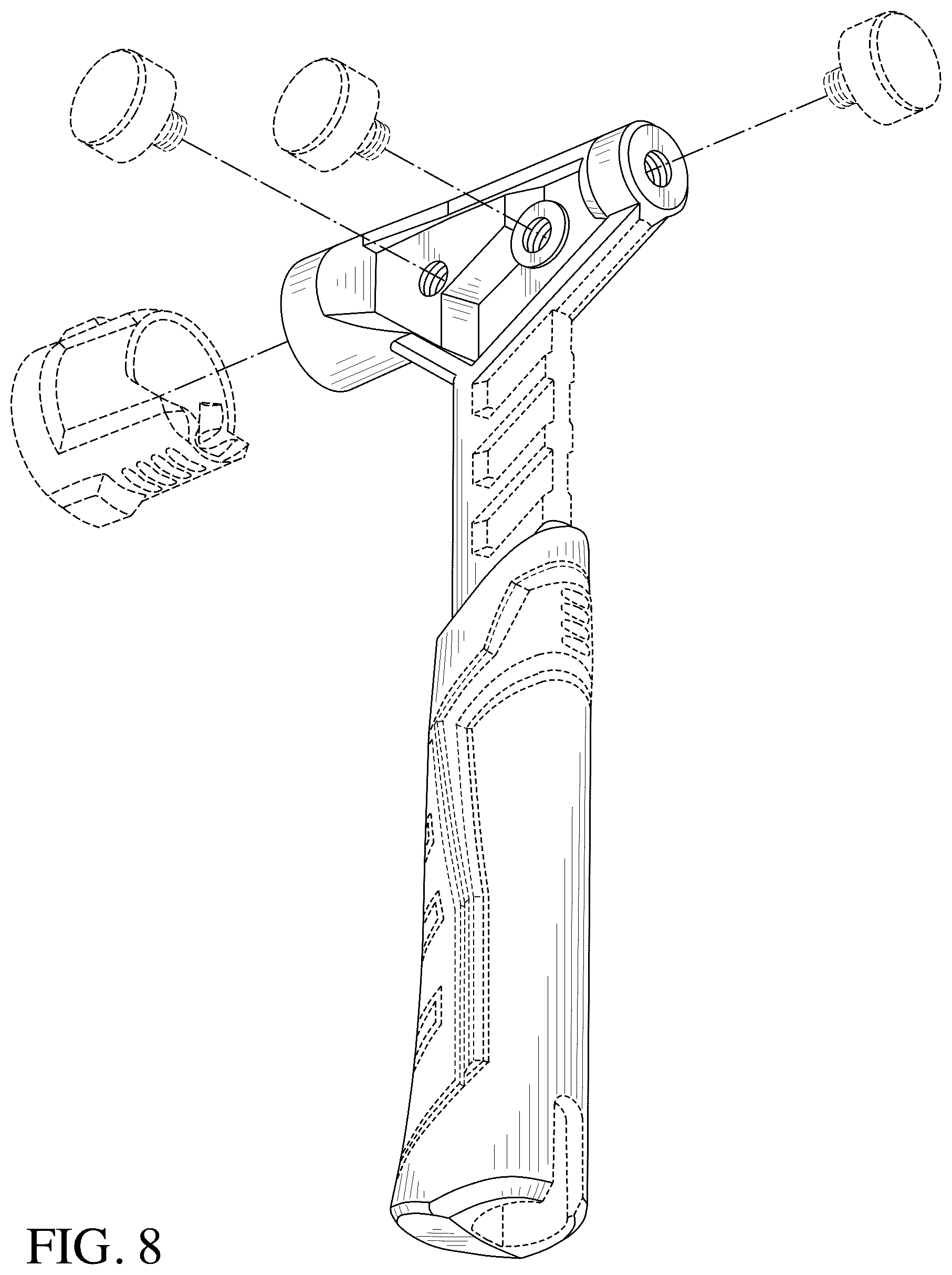 Patent USD1124820 Figure 8 – Hammer