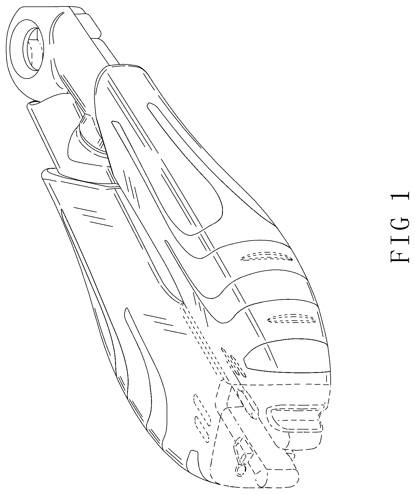 Patent USD1124821 — Handle for scissors — Figure 1