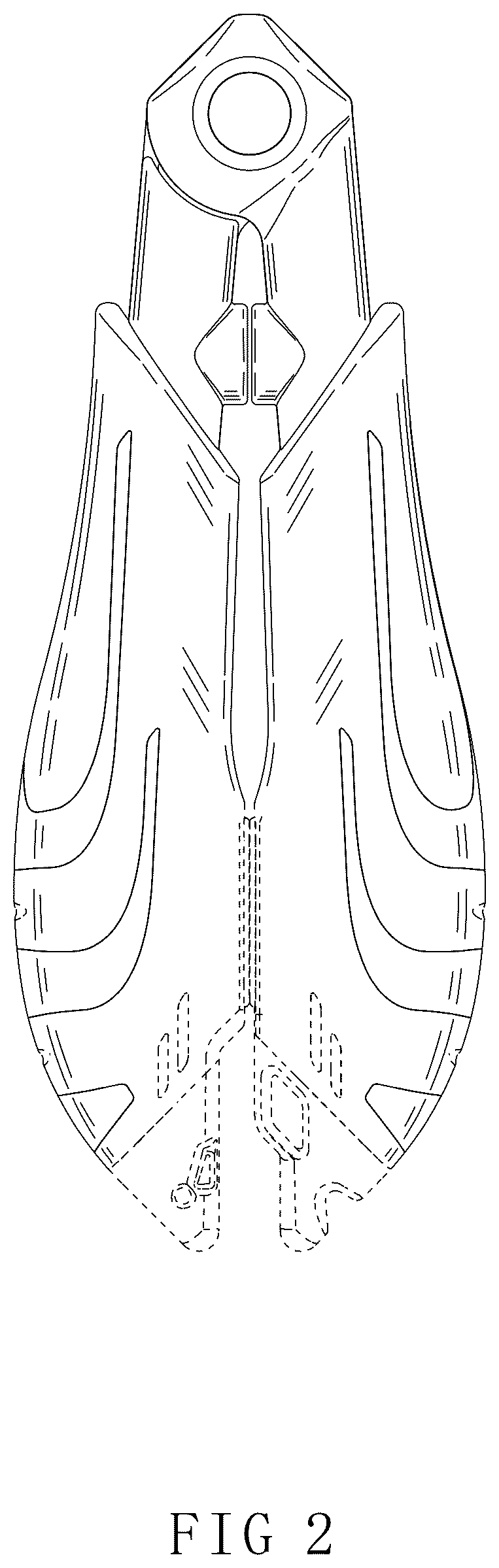 Patent USD1124821 Figure 2 – Handle for scissors