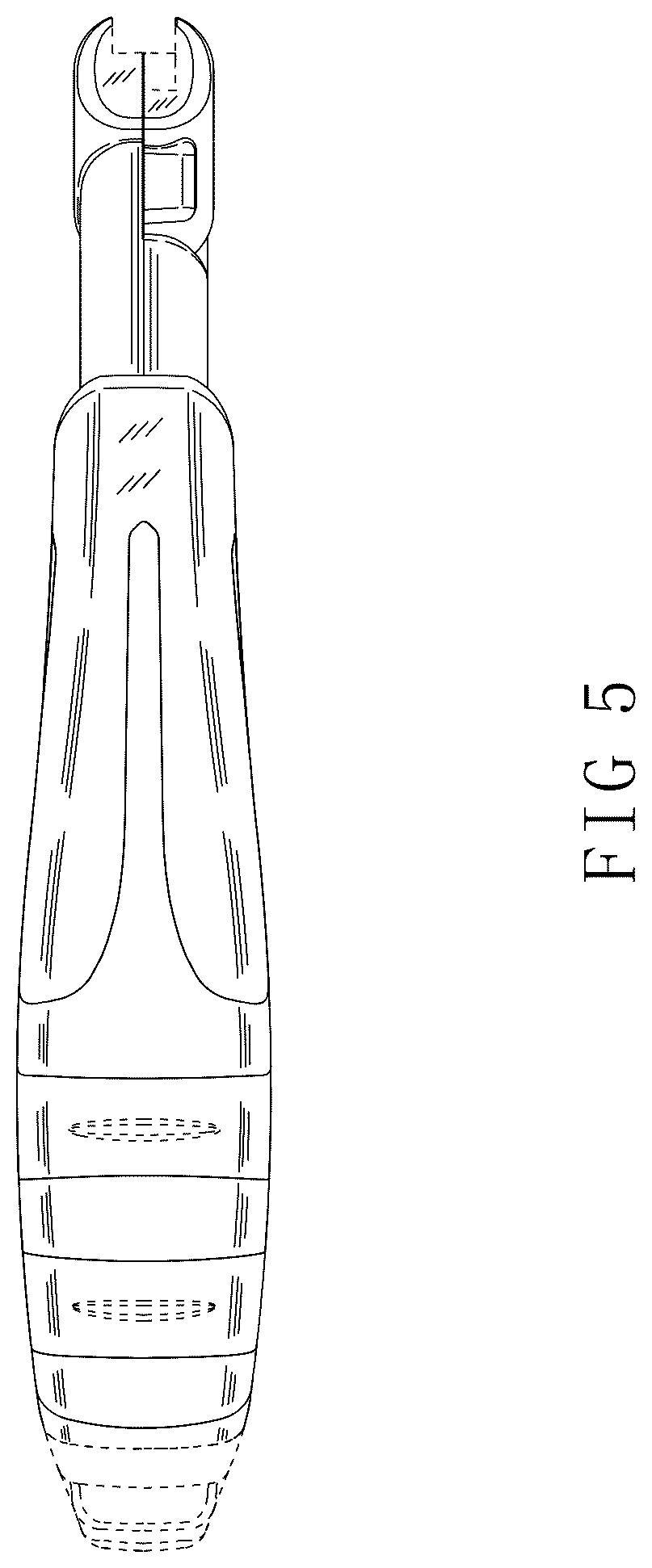 Patent USD1124821 Figure 5 – Handle for scissors