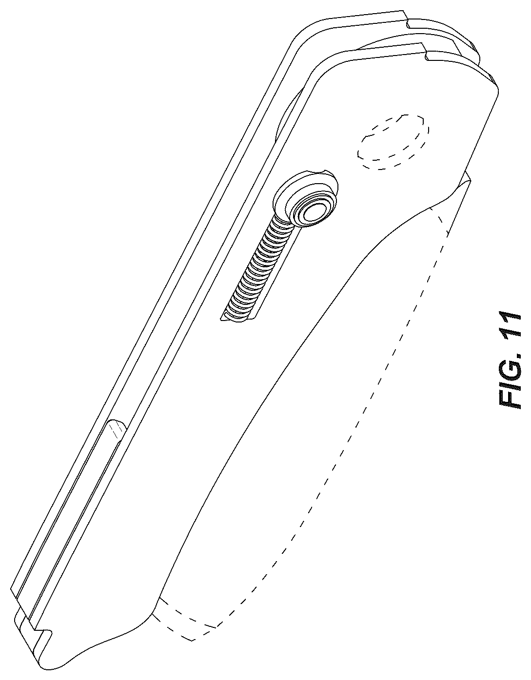 Patent USD1124822 Figure 9 – Folding knife