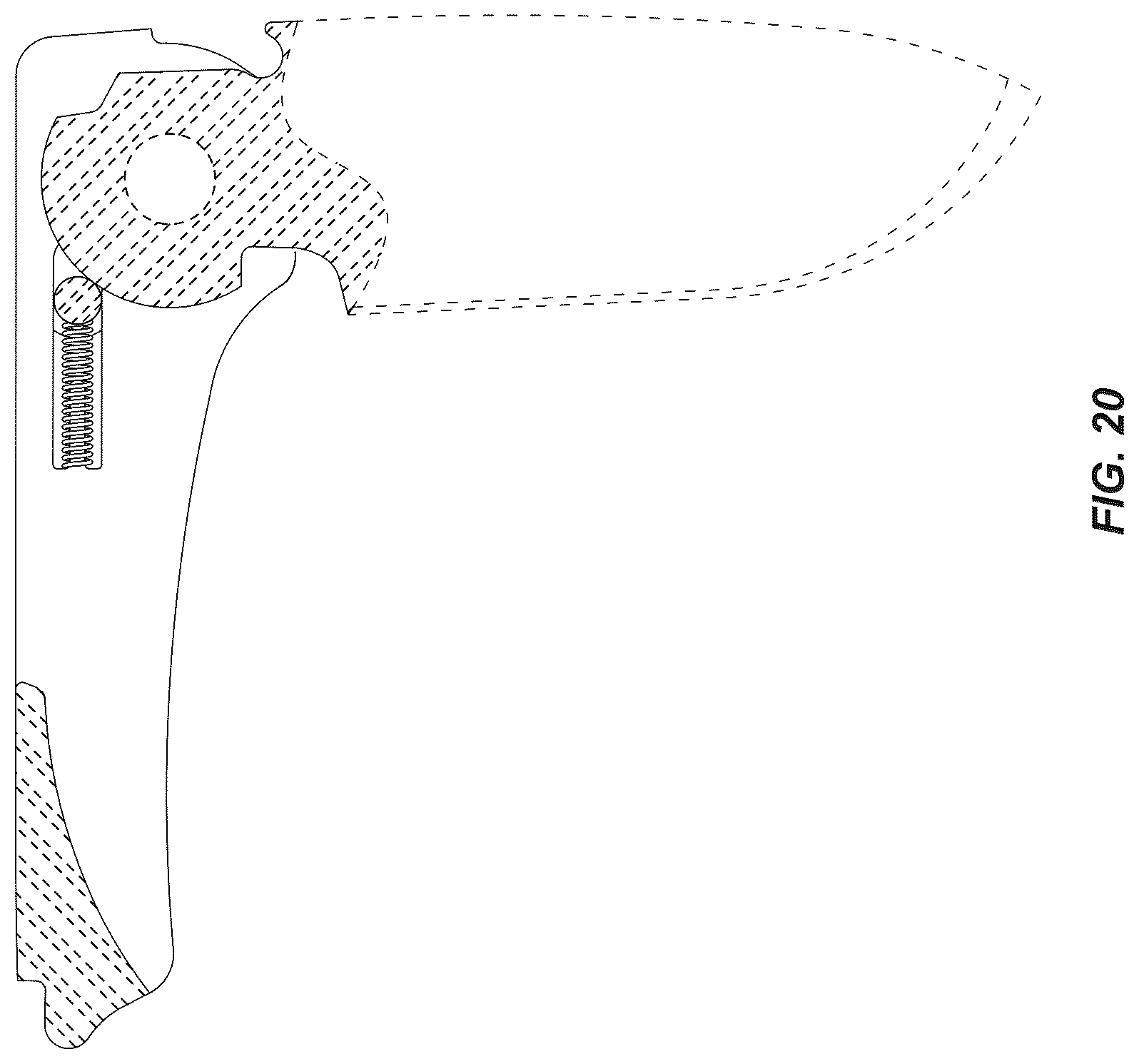 Patent USD1124822 Figure 16 – Folding knife