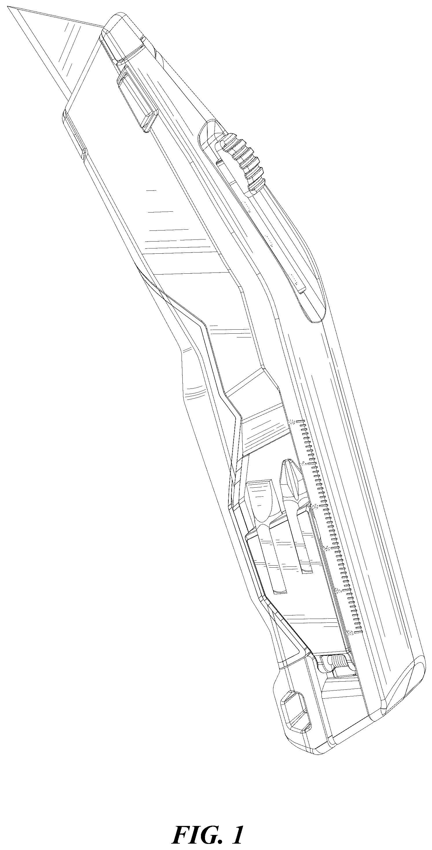 Patent USD1124823 Figure 1 – Utility knife