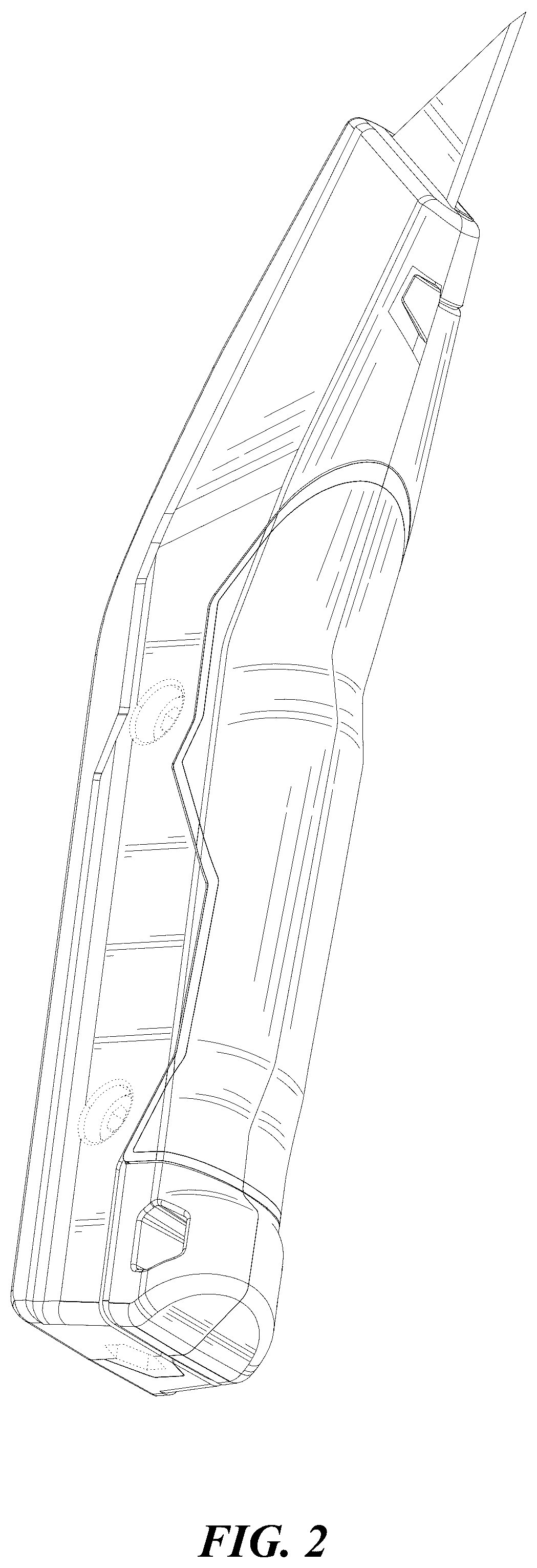 Patent USD1124823 Figure 2 – Utility knife