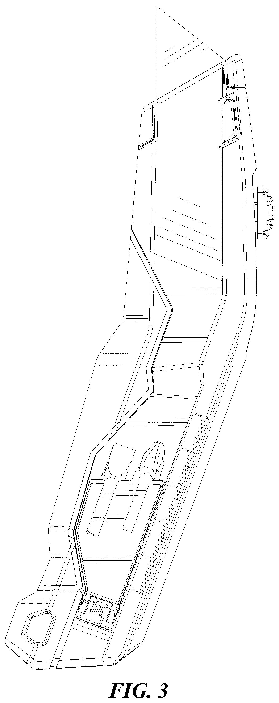 Patent USD1124823 Figure 3 – Utility knife