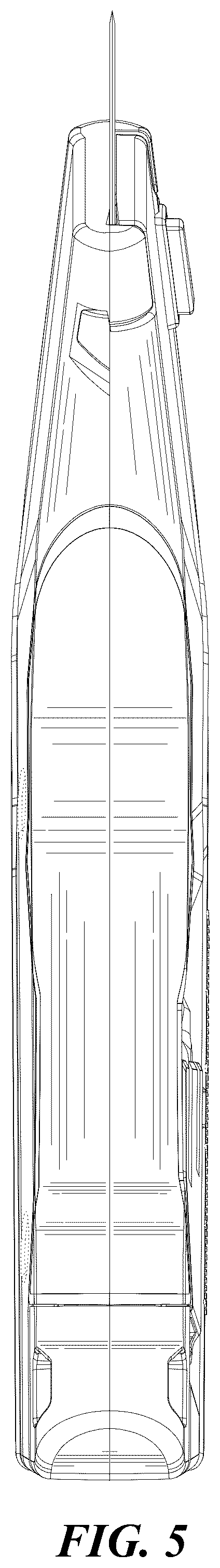 Patent USD1124823 Figure 5 – Utility knife