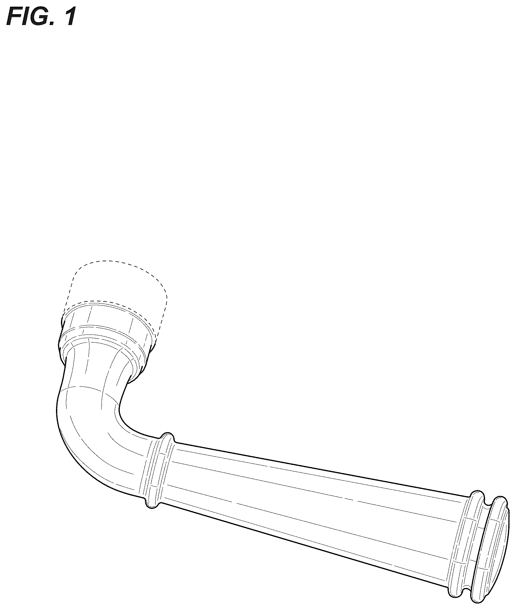 Patent USD1124826 — Lever — Figure 1