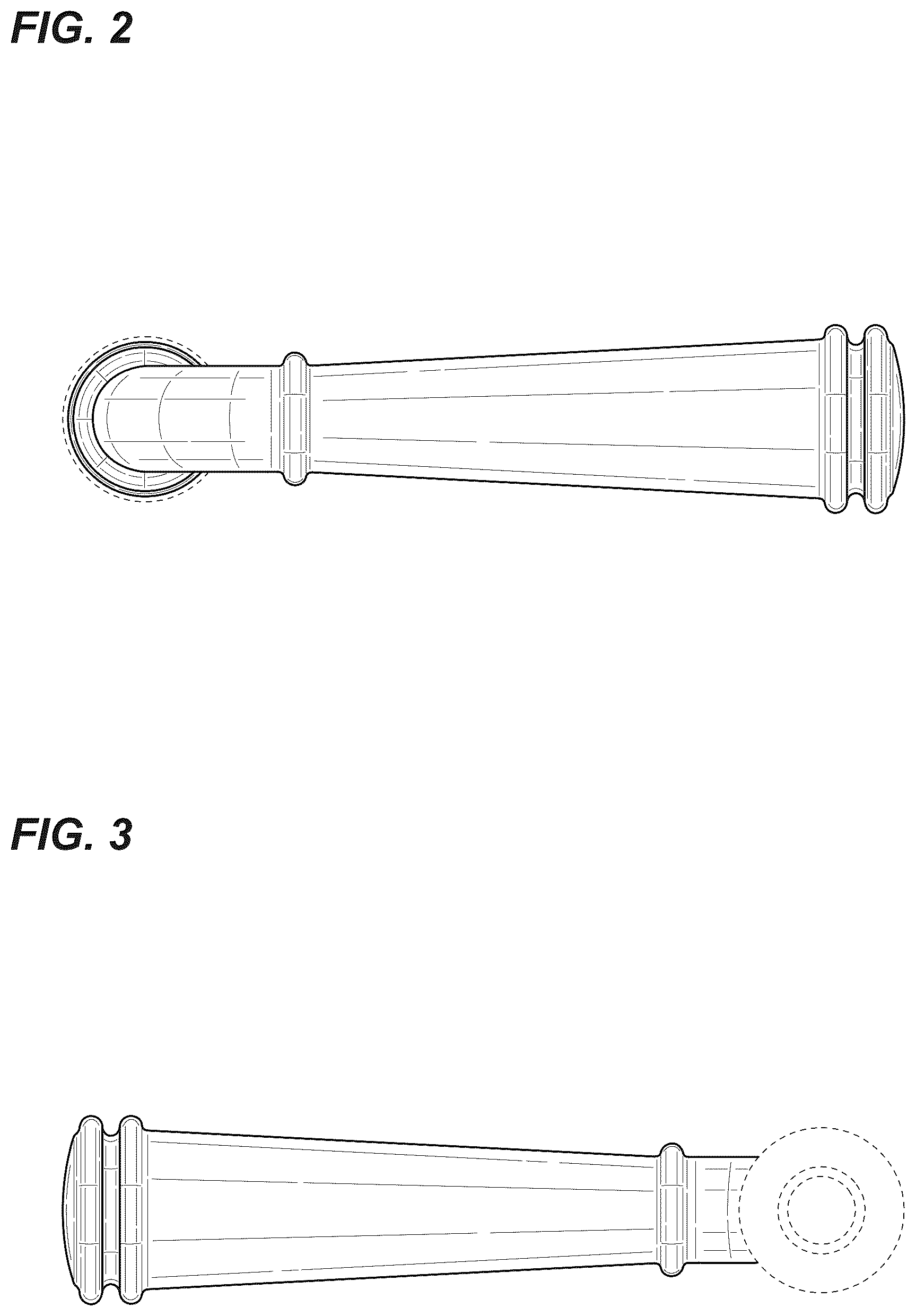 Patent USD1124826 Figure 2 – Lever