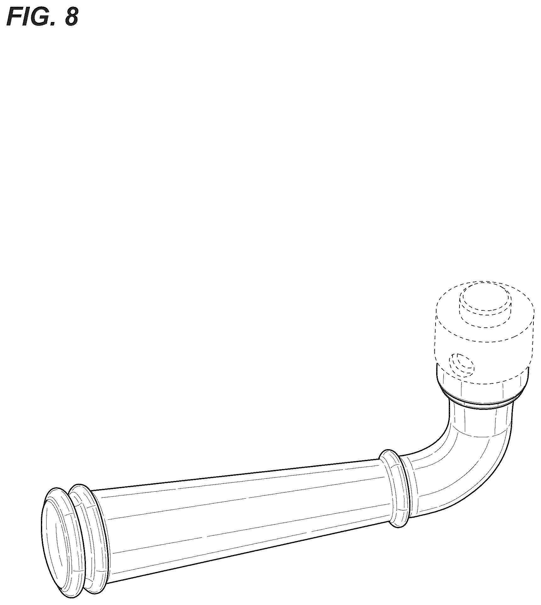 Patent USD1124826 Figure 5 – Lever
