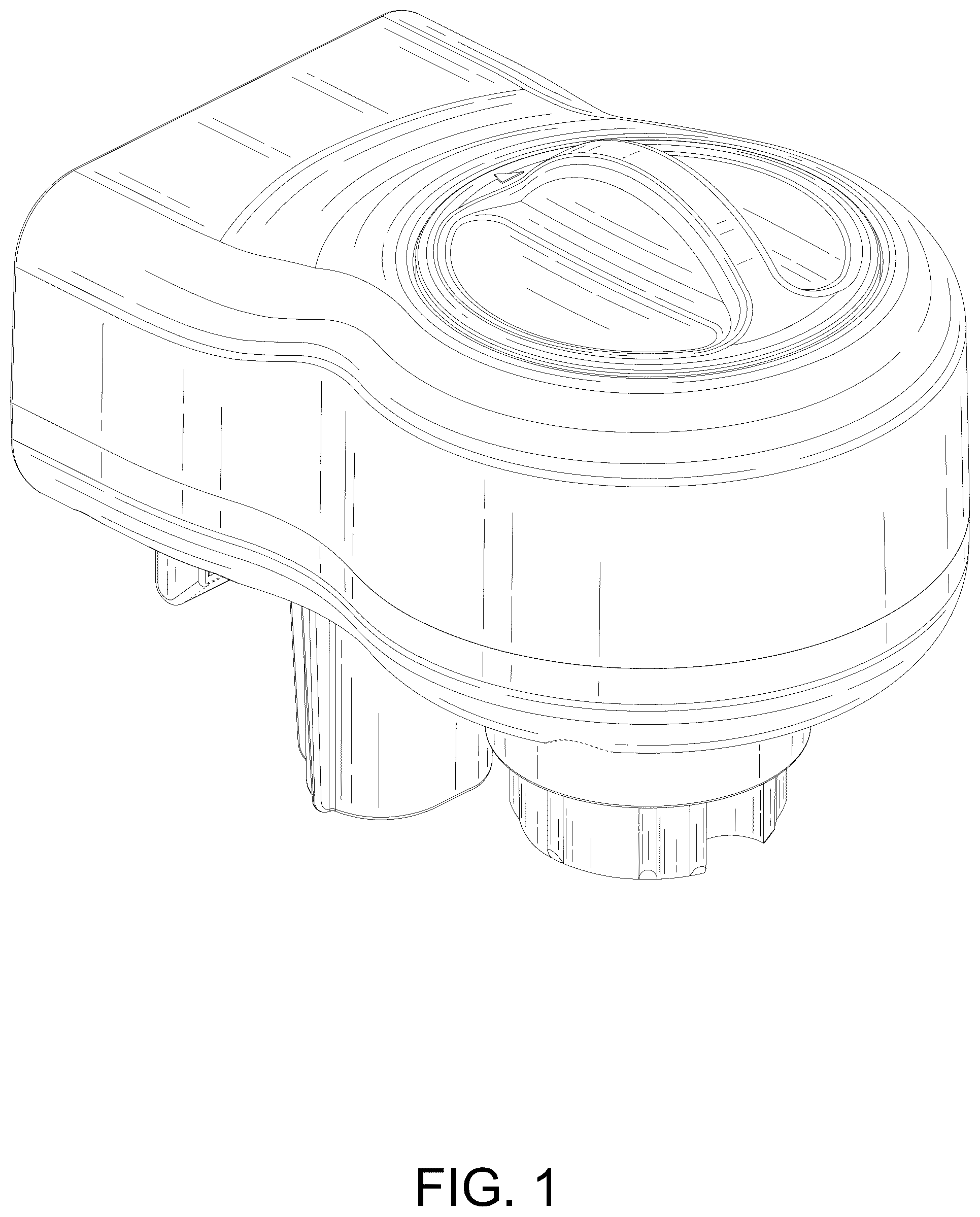 Patent USD1124831 Figure 1 – Component for a lock