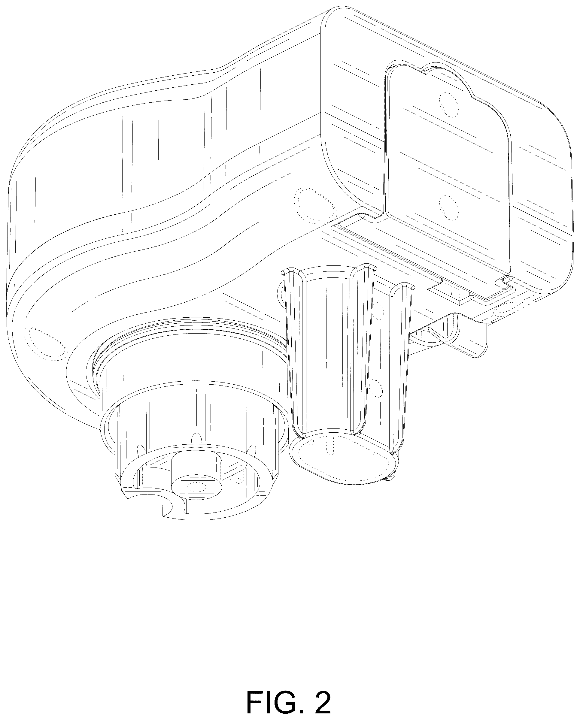 Patent USD1124831 Figure 2 – Component for a lock