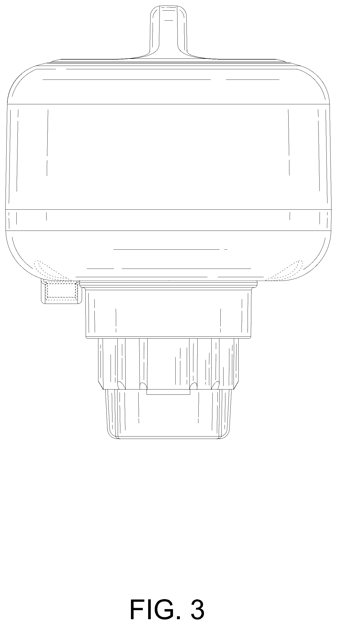 Patent USD1124831 Figure 3 – Component for a lock