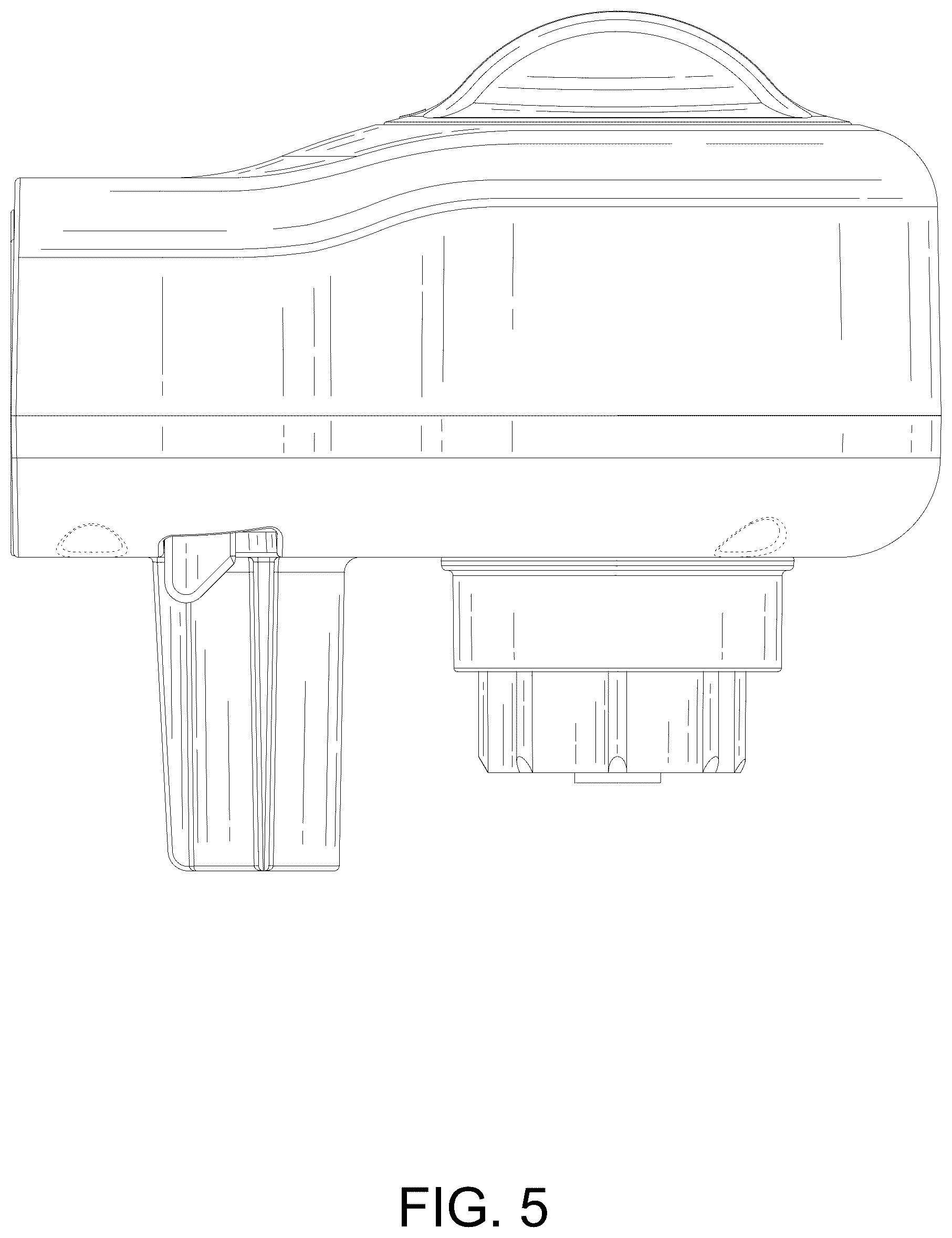 Patent USD1124831 Figure 5 – Component for a lock
