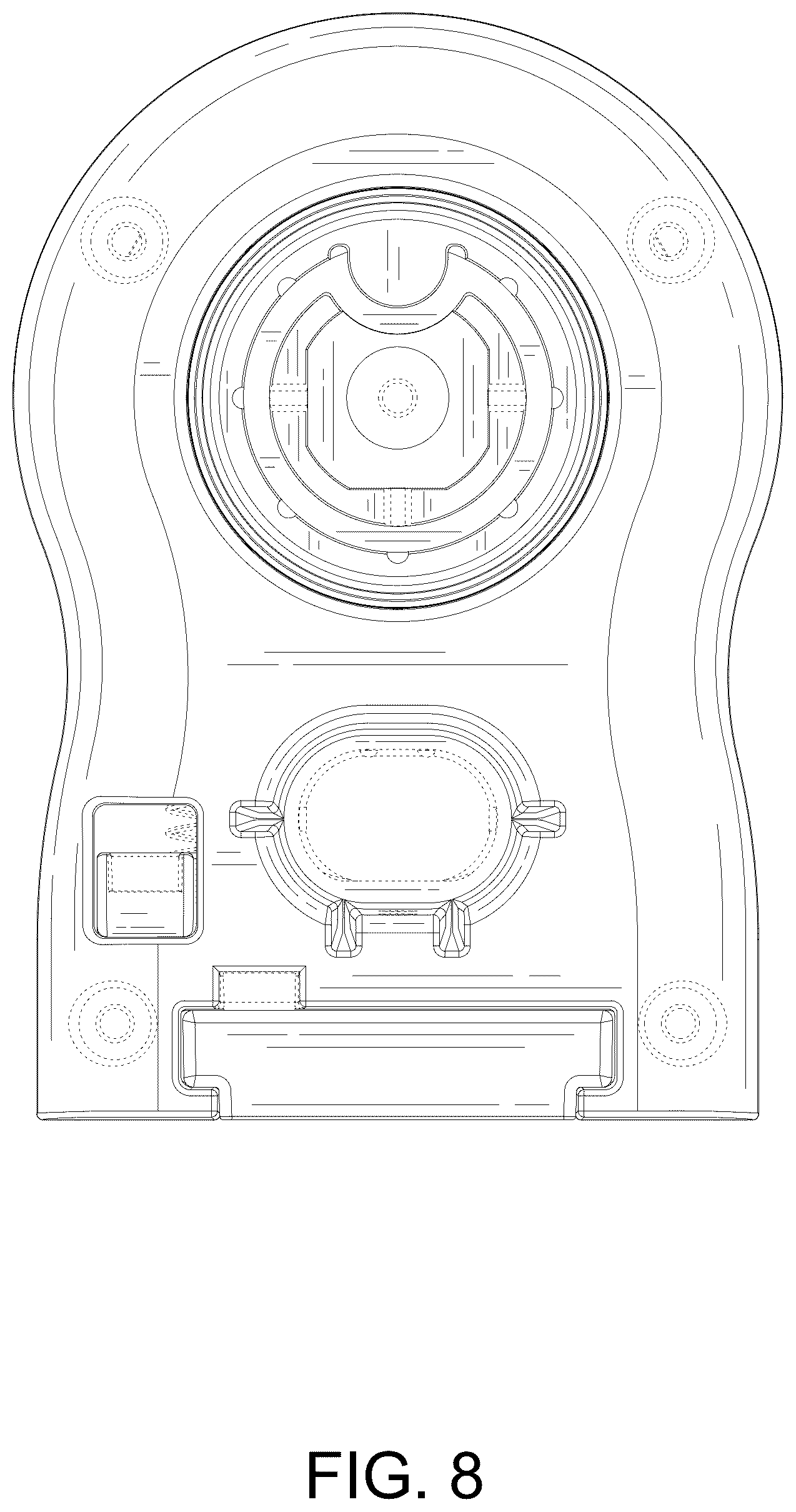 Patent USD1124831 Figure 8 – Component for a lock