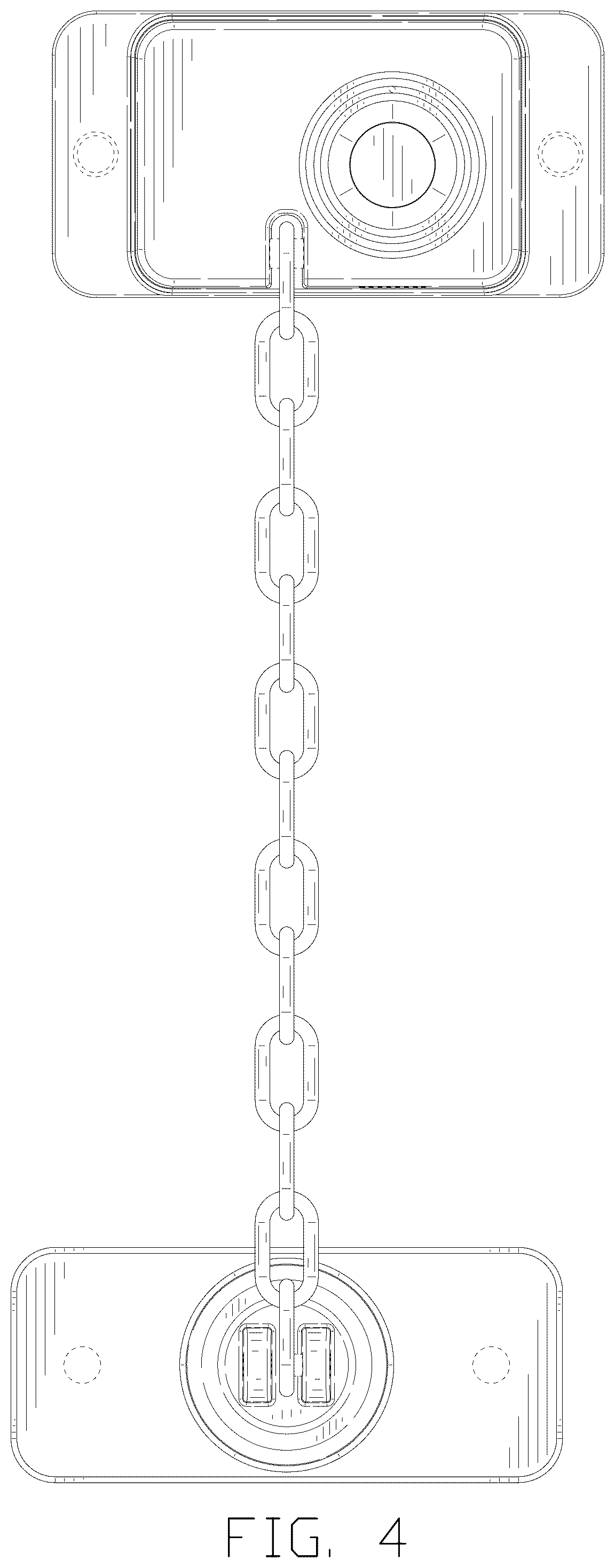 Patent USD1124832 Figure 4 – Child safety lock