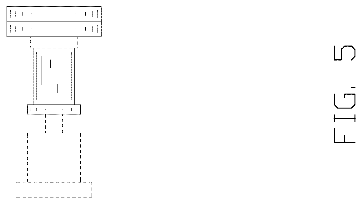 Patent USD1124834 Figure 5 – Sliding door hardware having wheel-shaped front roller disks