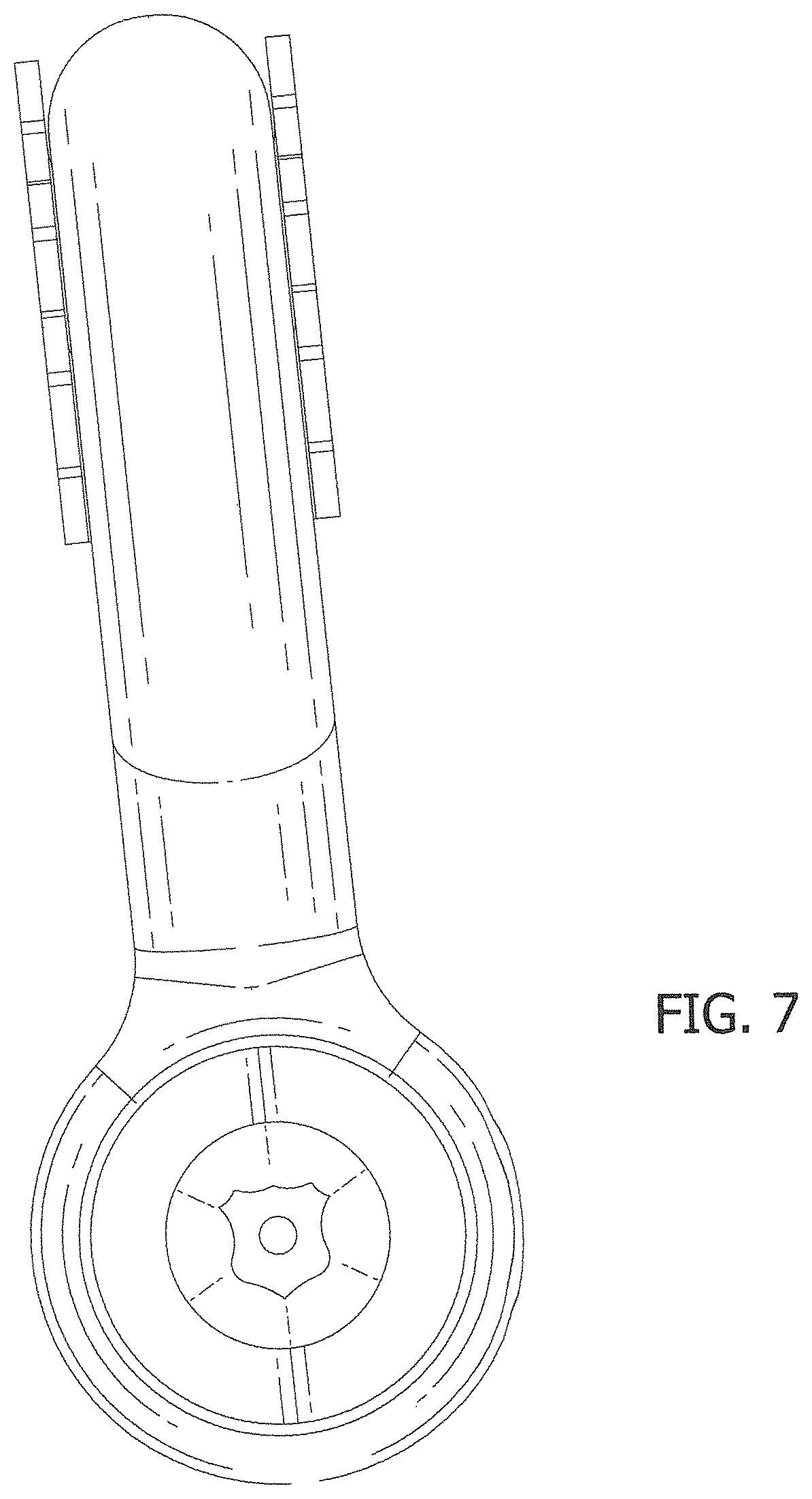Patent USD1124837 Figure 7 – Hitch shackle lock