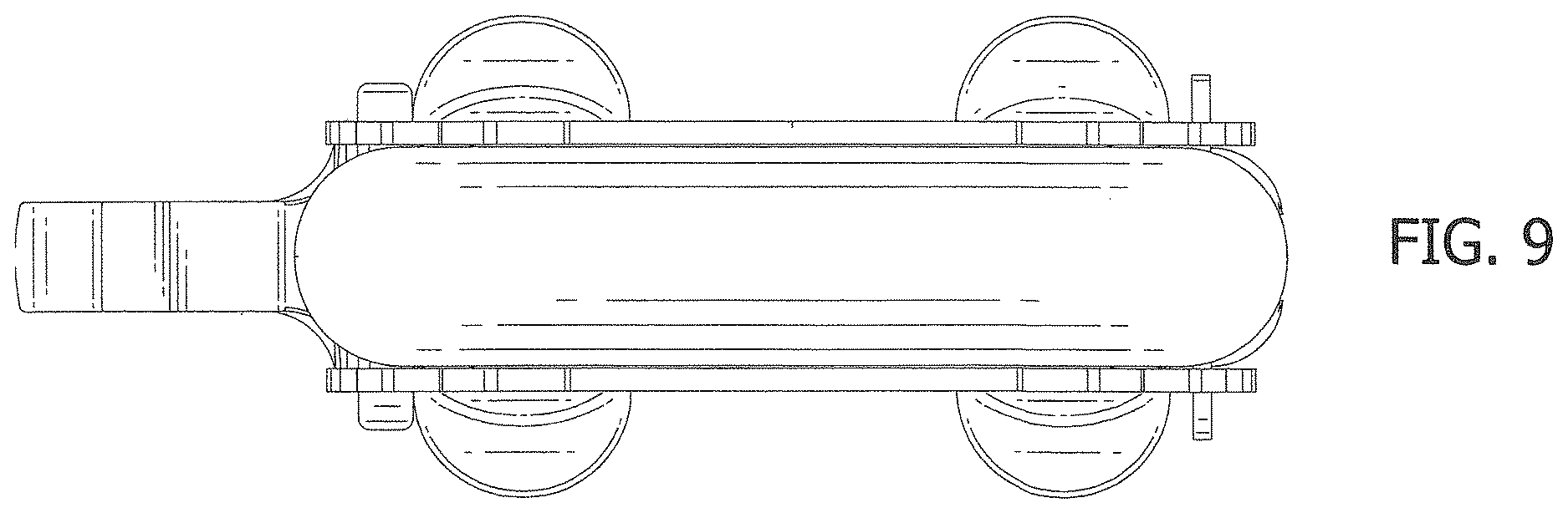 Patent USD1124837 Figure 9 – Hitch shackle lock