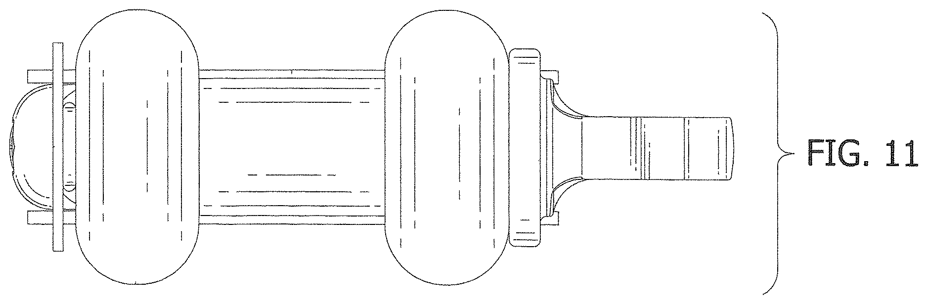 Patent USD1124837 Figure 11 – Hitch shackle lock