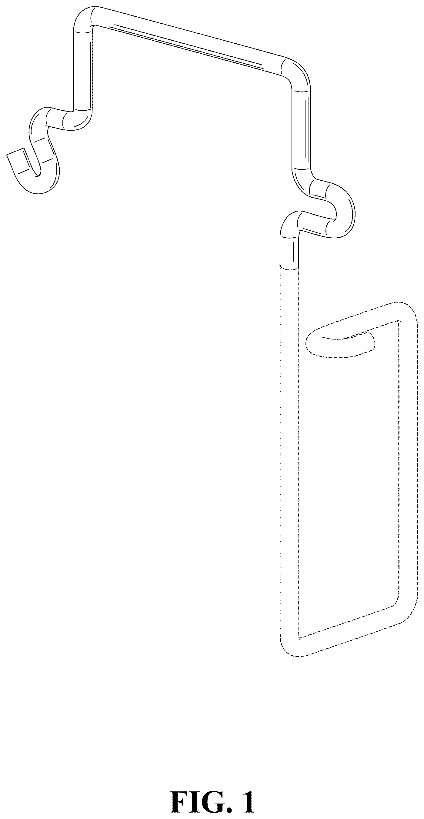 Patent USD1124838 Figure 1 – Cable positioning device