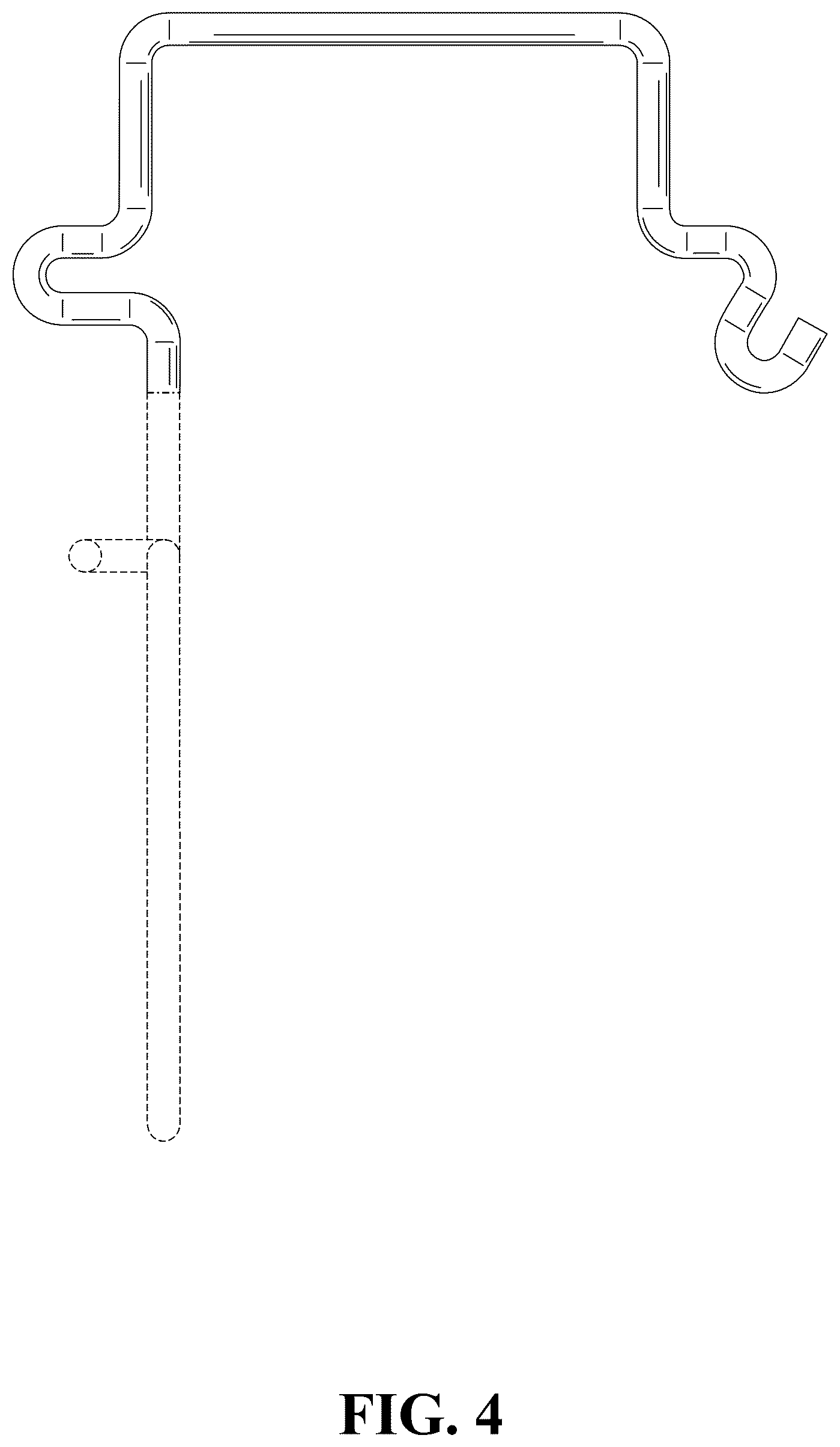 Patent USD1124838 Figure 4 – Cable positioning device