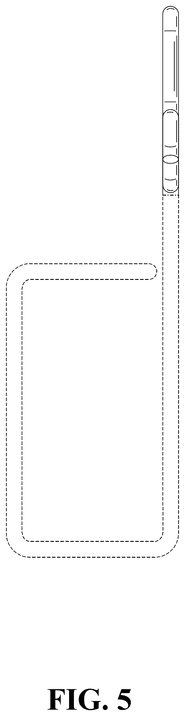 Patent USD1124838 Figure 5 – Cable positioning device