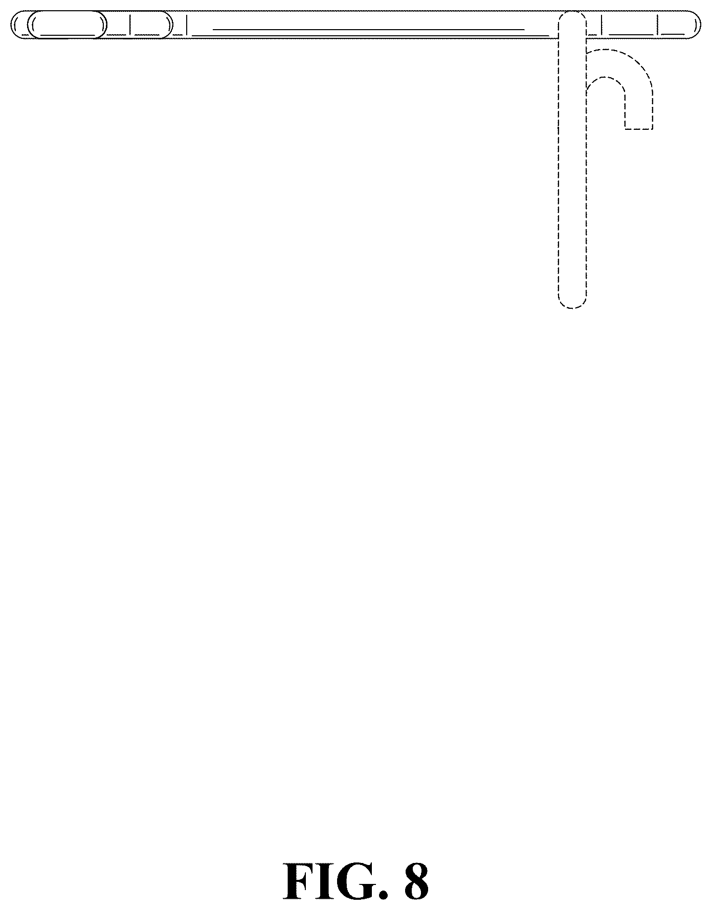 Patent USD1124838 Figure 8 – Cable positioning device