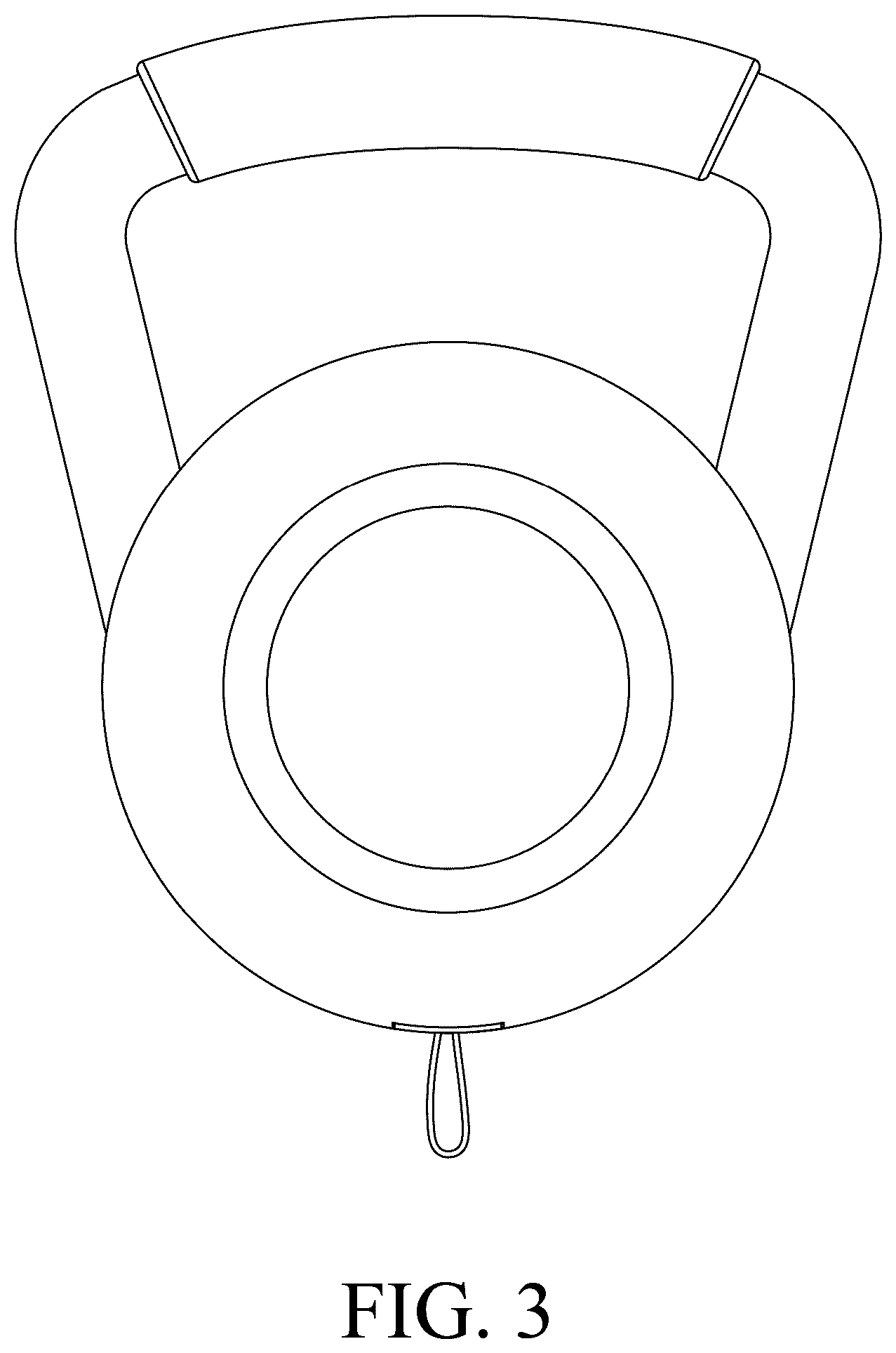 Patent USD1124839 Figure 3 – Cable reel