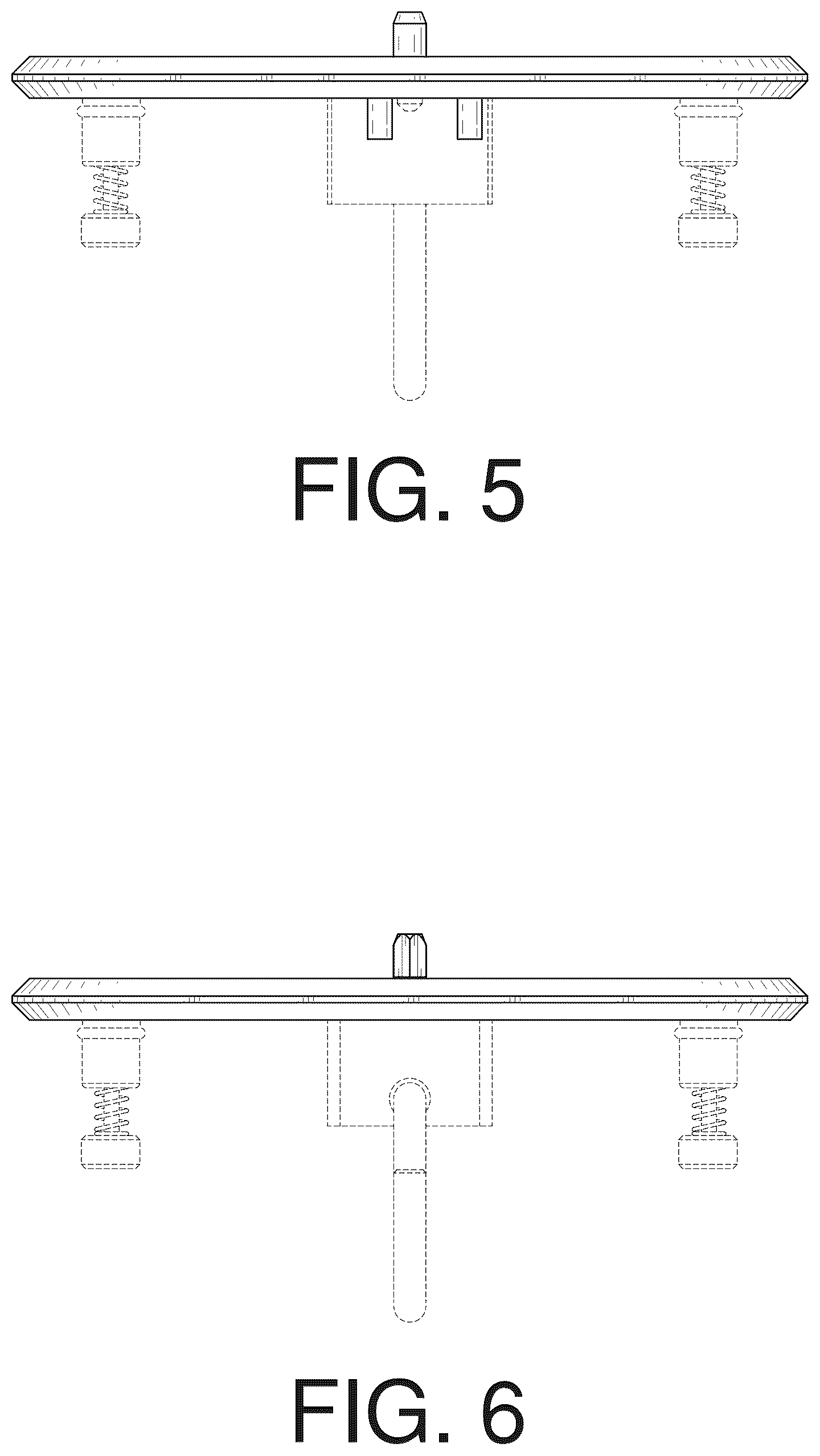 Patent USD1124842 Figure 4 – Mounting plate